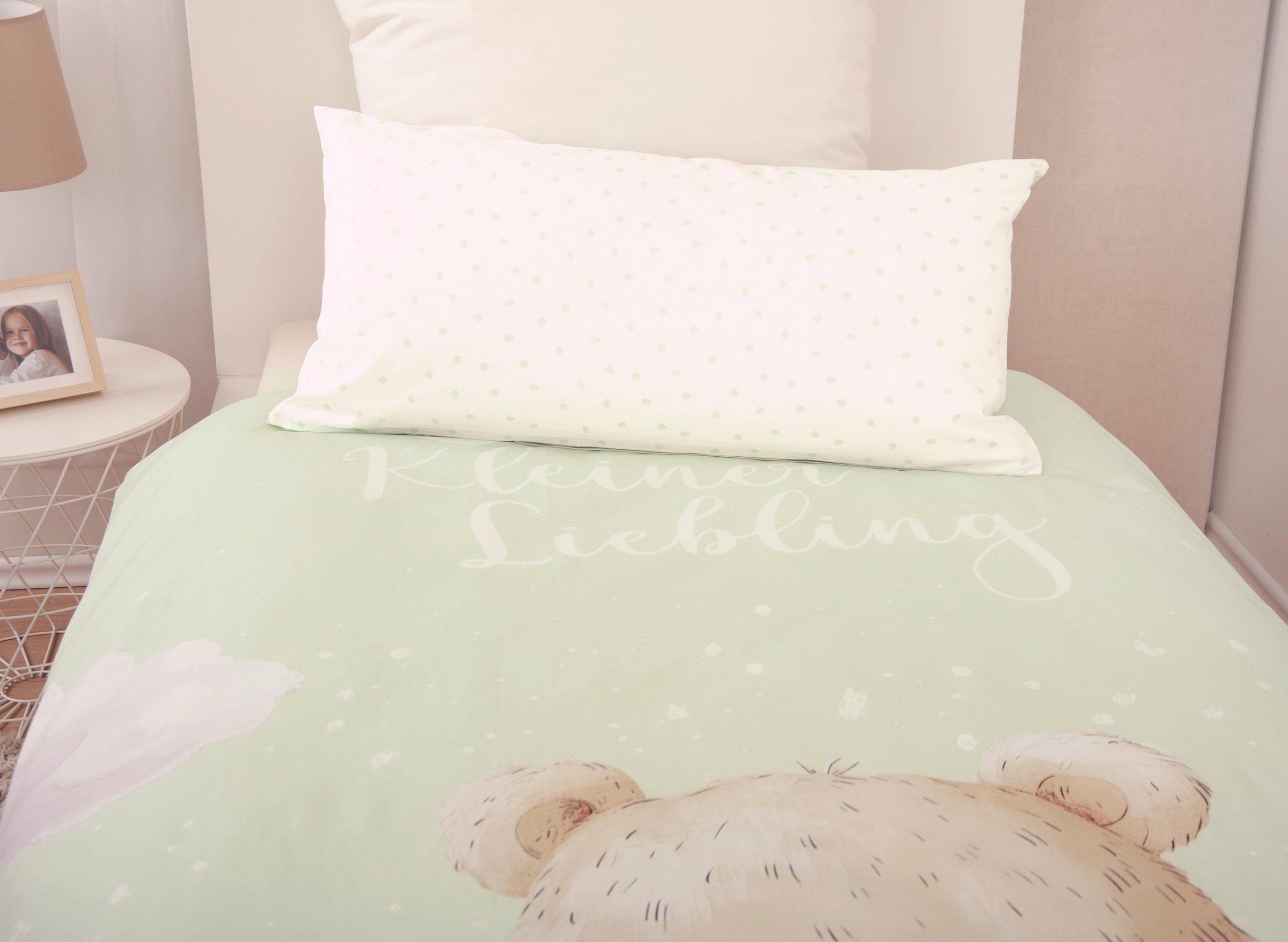 OTTO home Kinderbettwäsche "Kleiner Liebling in Gr. 100x135 und 135x200 cm" günstig online kaufen