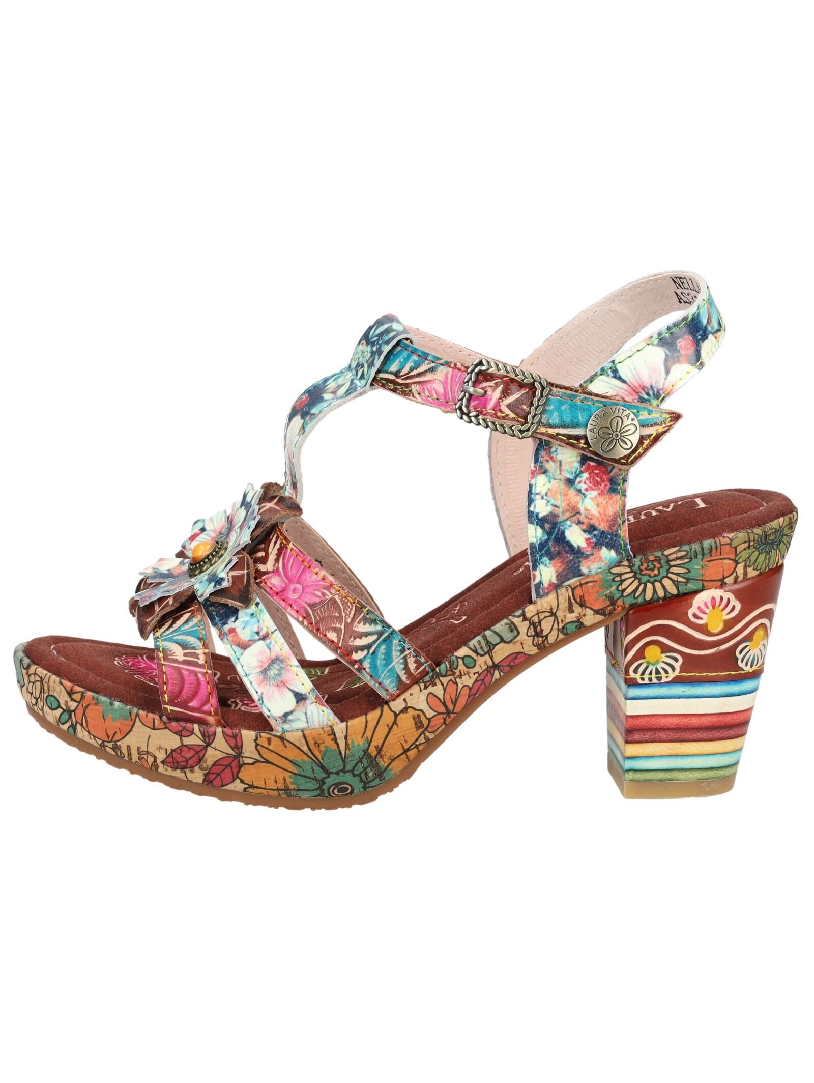 LAURA VITA High-Heel-Sandalette »LAURA VITA Sandalen Leder«