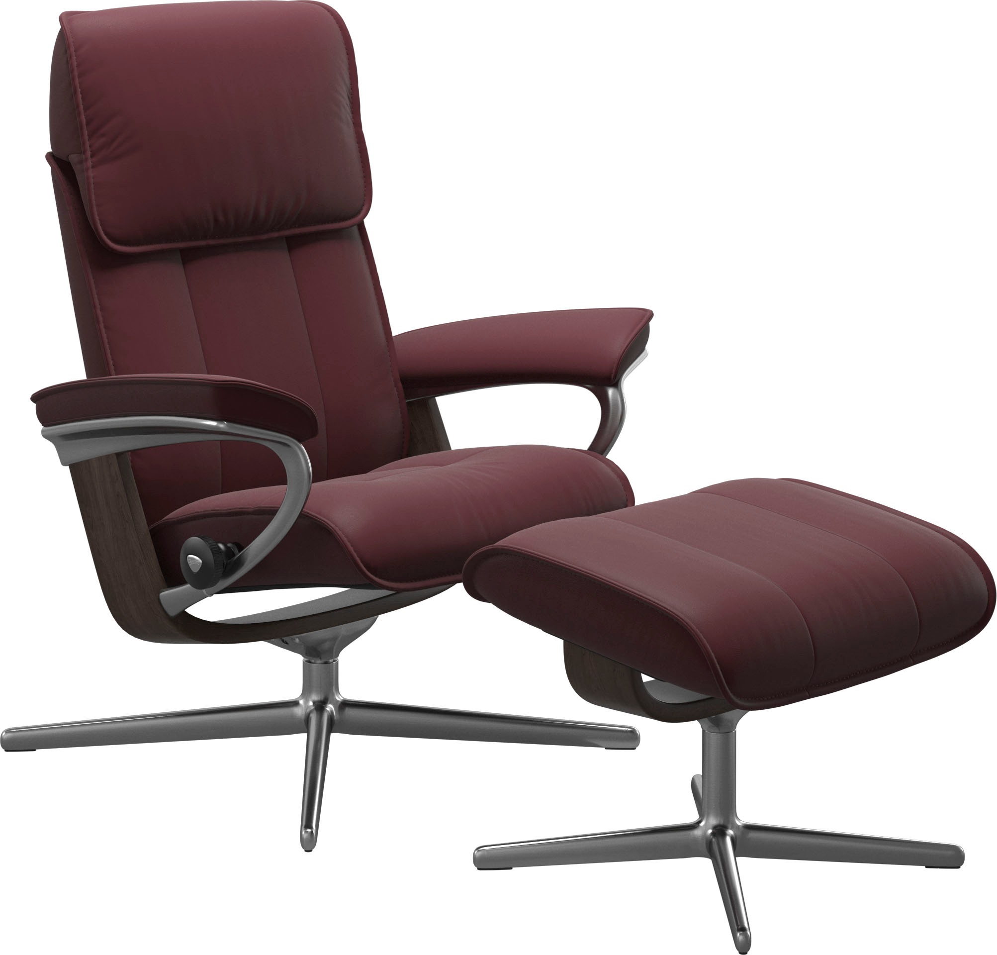 Stressless Relaxsessel "Admiral", mit Cross Base, Größe M & L, Holzakzent Wenge