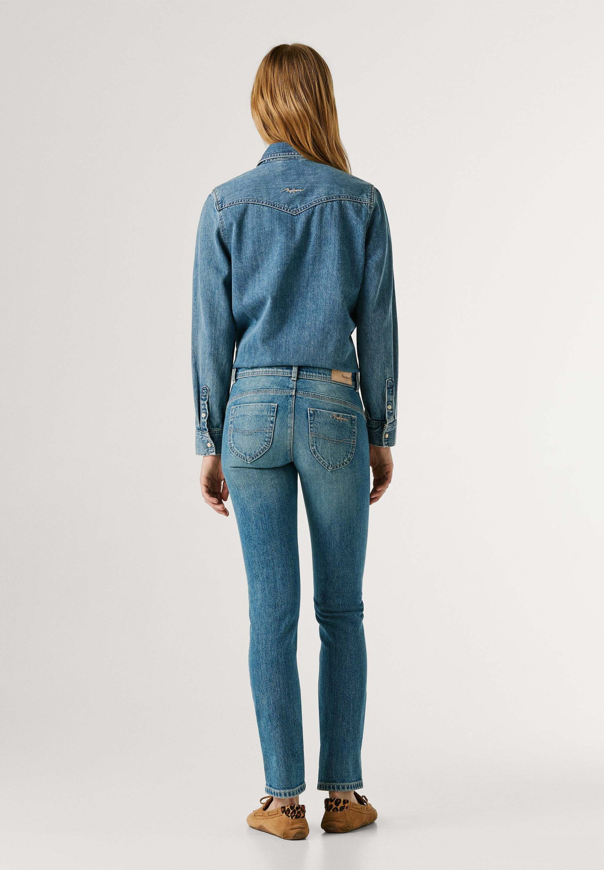 Pepe Jeans Slim-fit-Jeans »trousers SLIM JEANS LW ICONIC BROOKE«