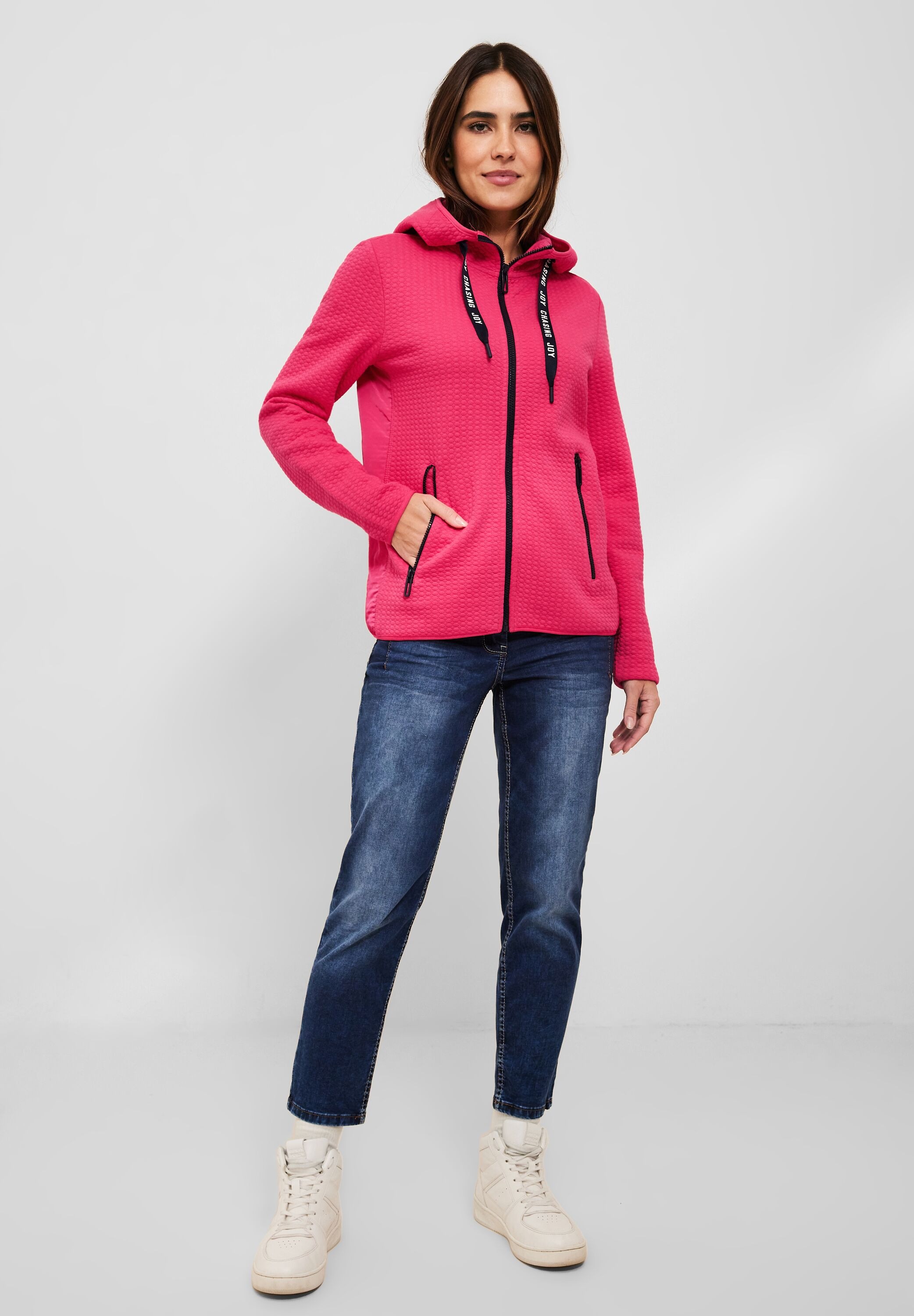 Cecil Sweatjacke, in Unifarbe
