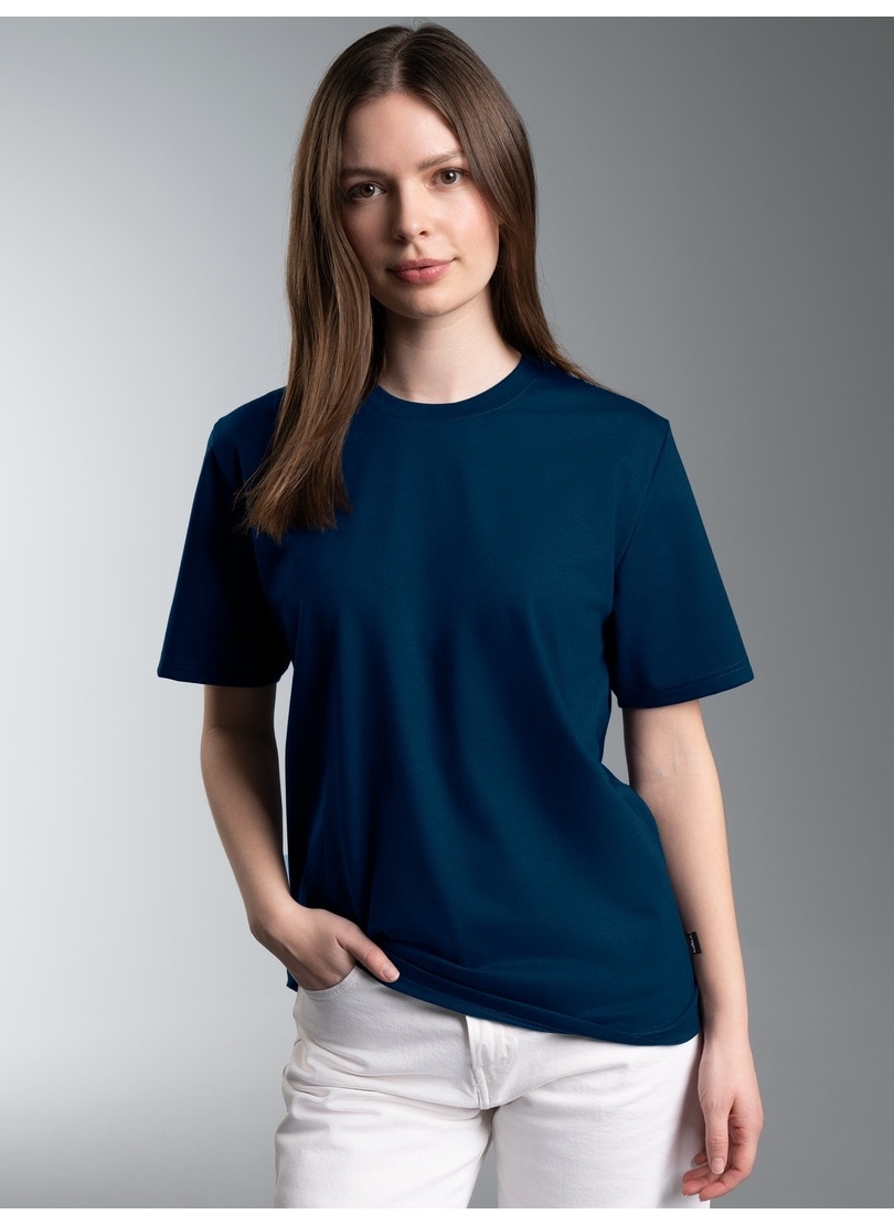 Trigema T-Shirt "TRIGEMA T-Shirt aus 100% Baumwolle" 1 Stk.
