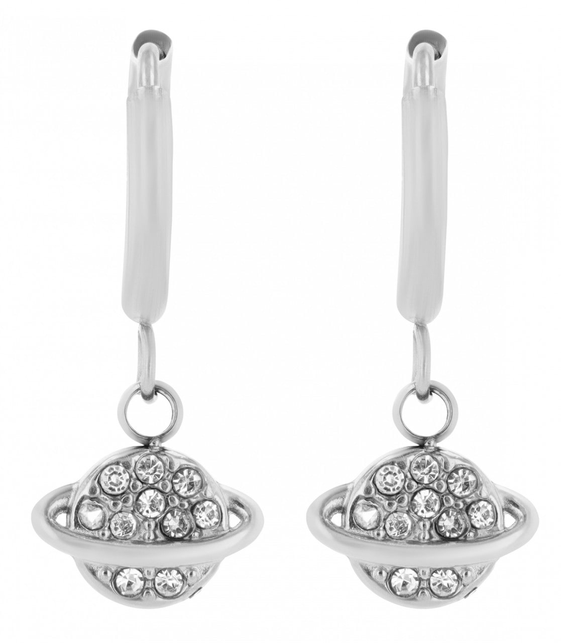 Adelia´s Paar Ohrhänger »Damen Ohrhänger aus poliertem Edelstahl Ø 8 mm«