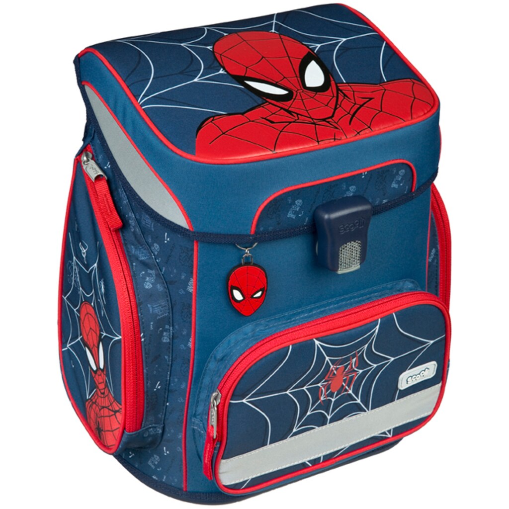 Scooli Schulranzen »EasyFit, Spider-Man«, Reflektoren