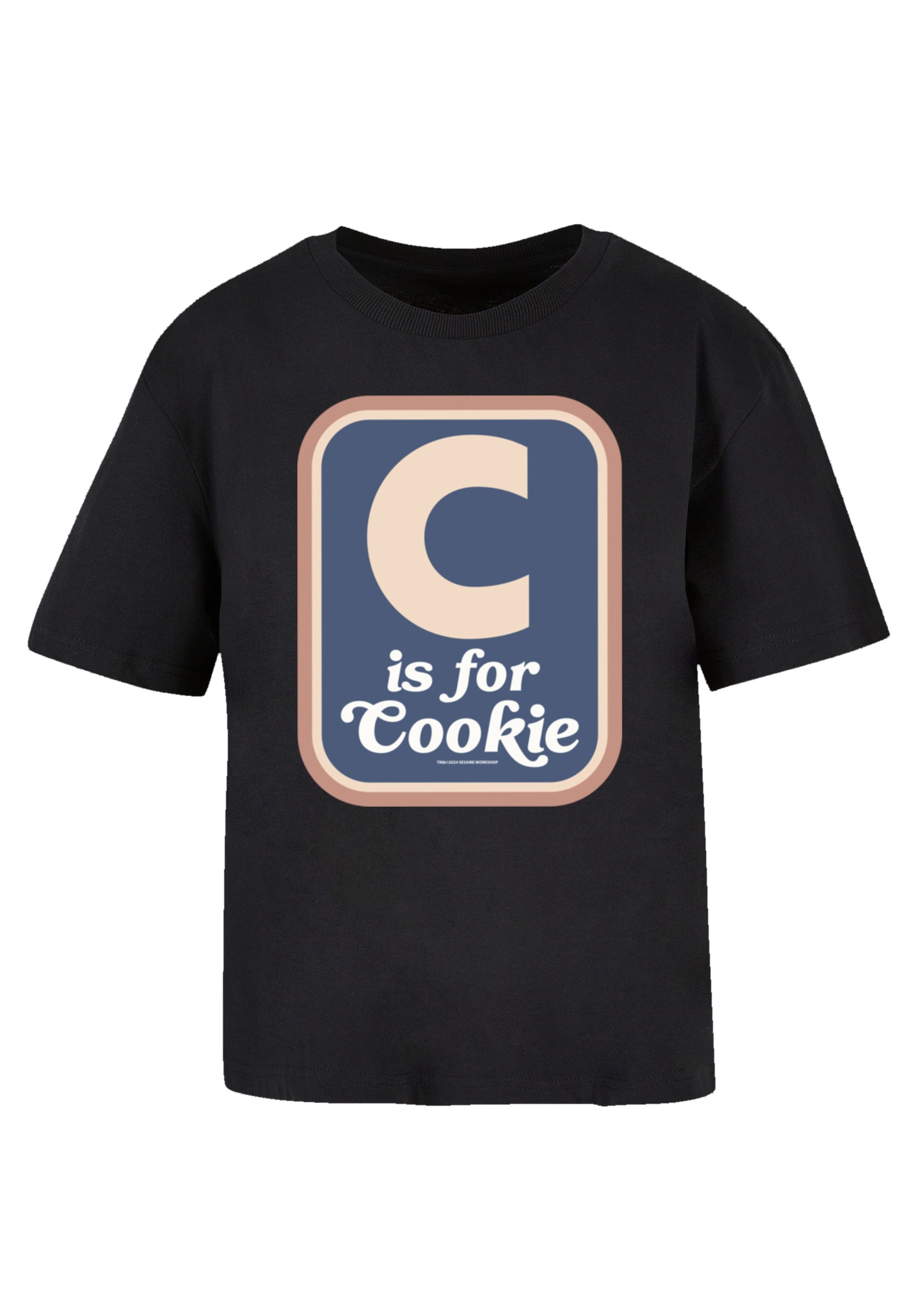 F4NT4STIC T-Shirt "Sesamstraße C is for Cookie", Premium Qualität, Weihnach günstig online kaufen