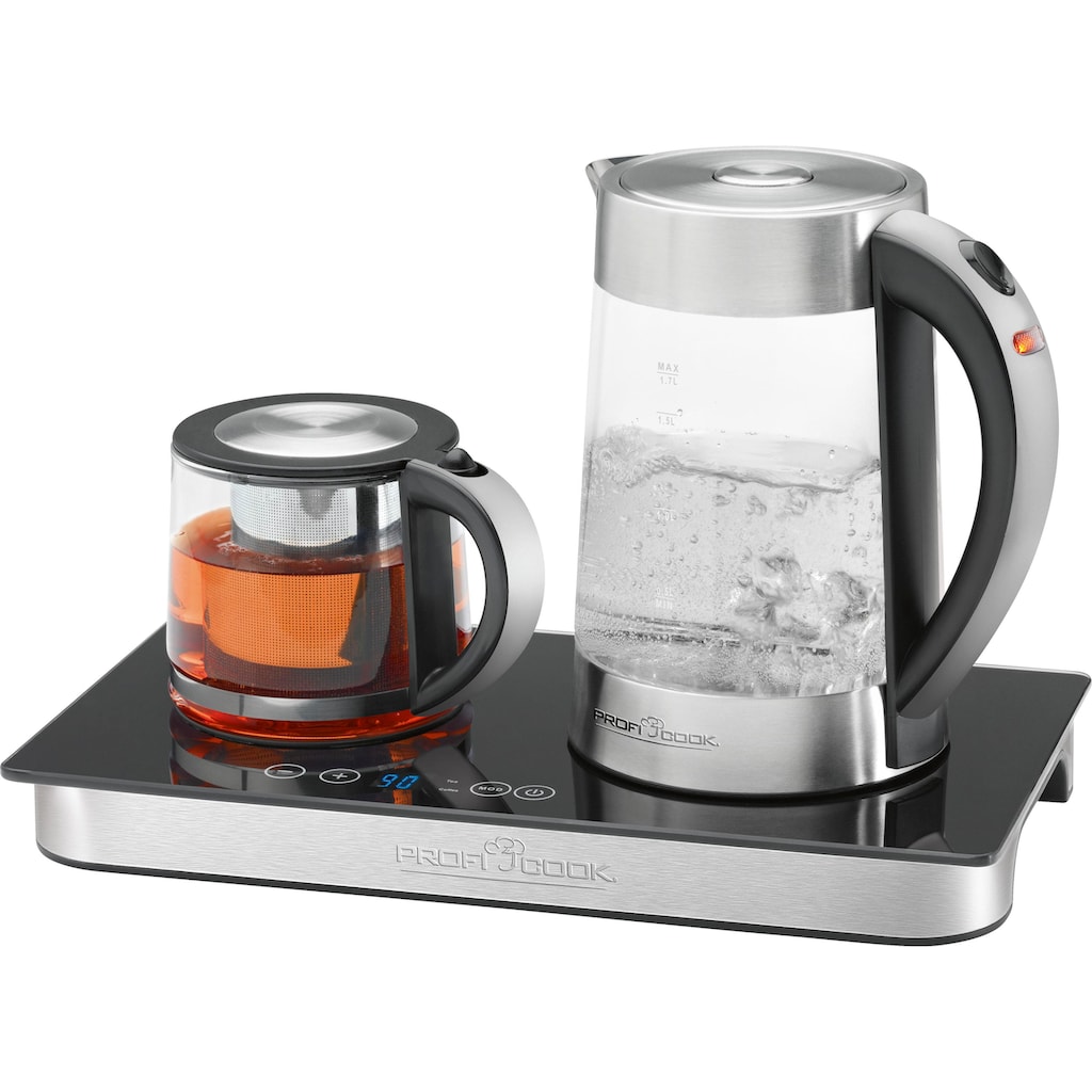 ProfiCook Wasserkocher »Teebereiter, Kaffeebereiter PC-TKS 1056«, 1,7 l, 2200 W