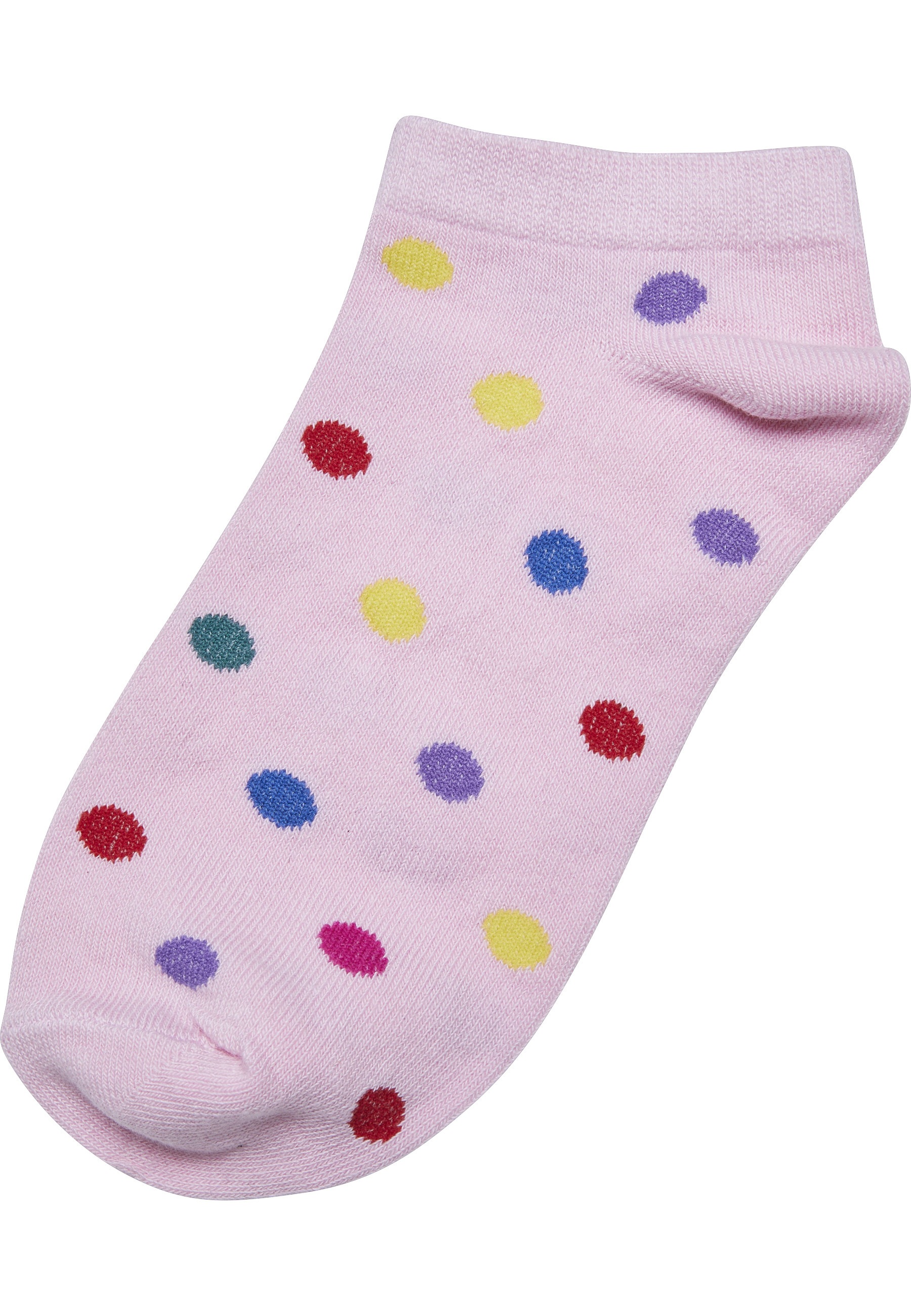 URBAN CLASSICS Basicsocken "Urban Classics Damen No Show Socks Rainbow Dots günstig online kaufen