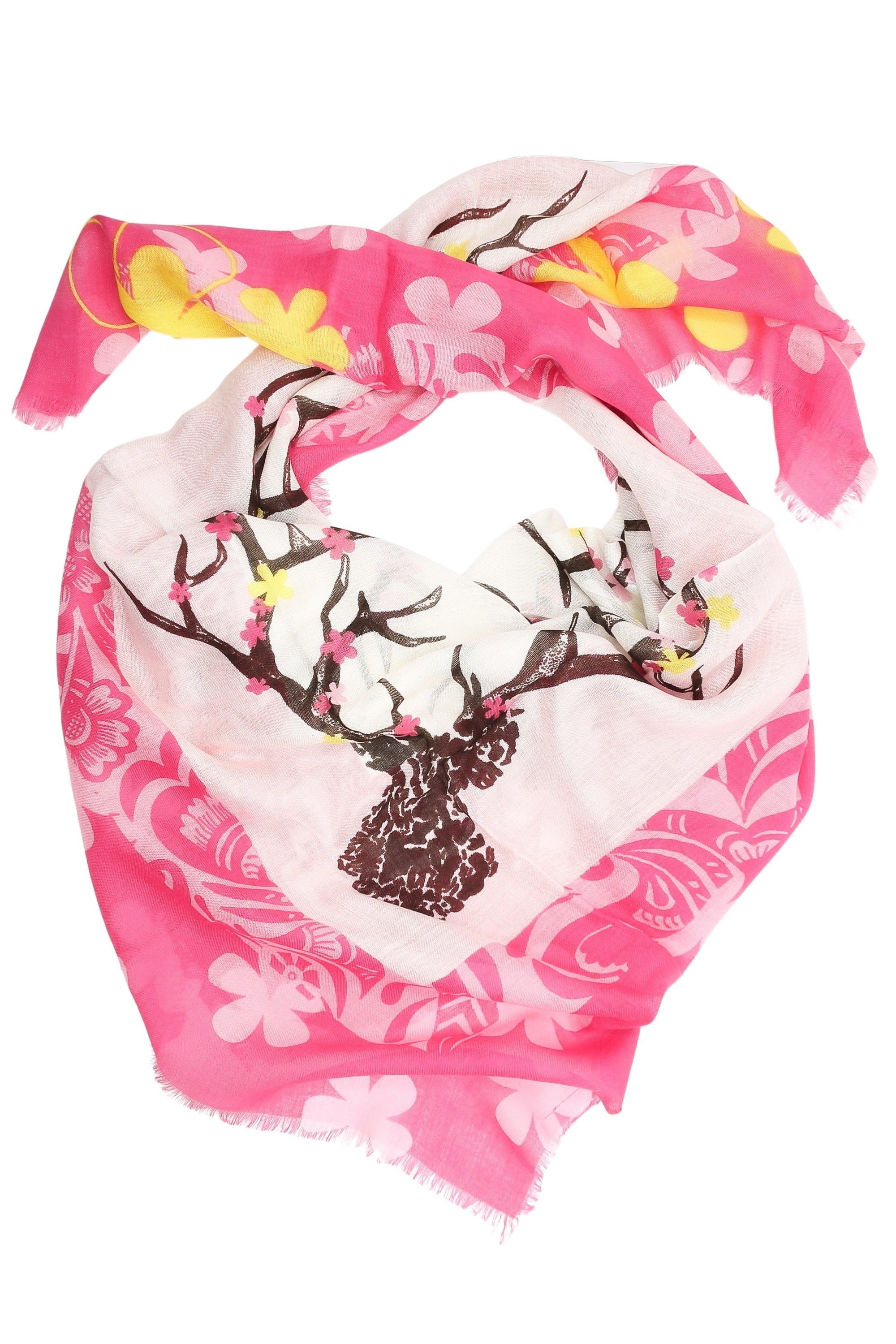 Allgäu Rebell "Hirsch" 1 Stk. mit Blumen und großem Hirschgeweih