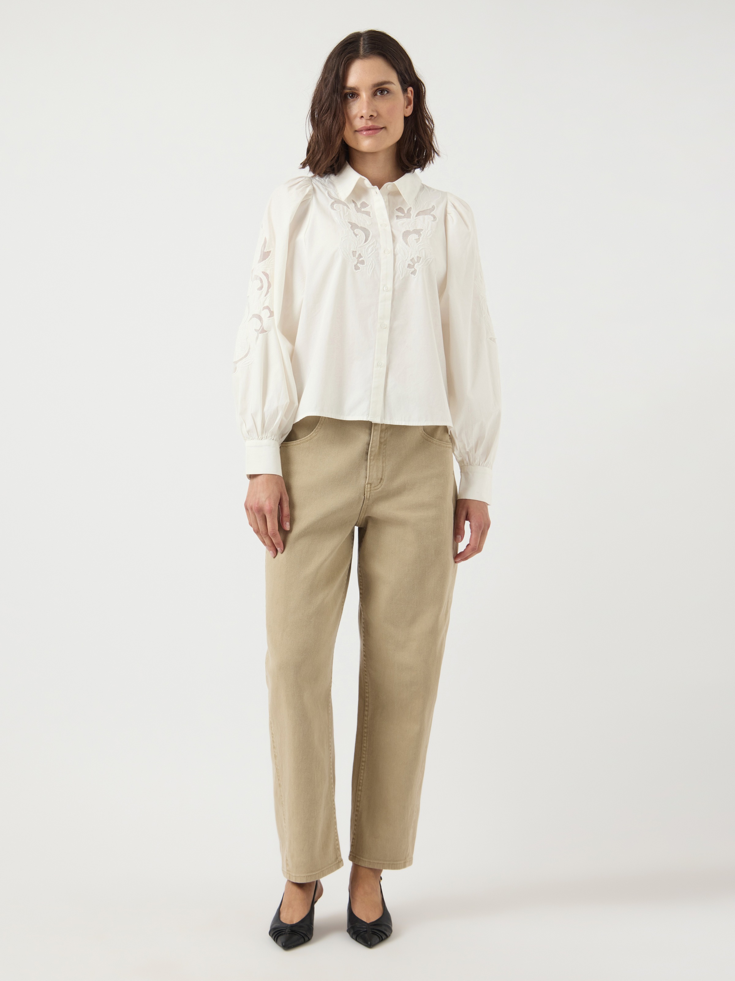 Thumbnail - Y.A.S Spitzenbluse "YASZIMIA LS SHIRT S. NOOS"