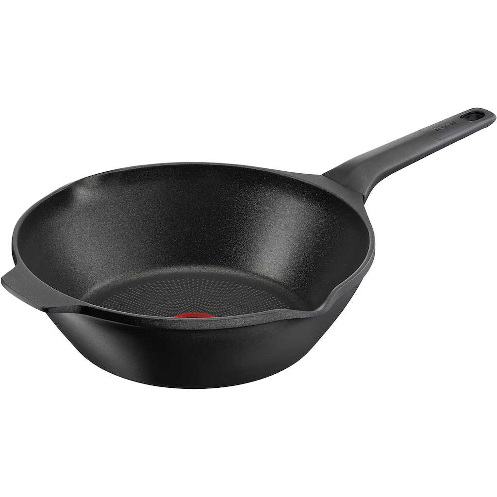 Tefal Wok »Robusto«, Aluminium, (1 tlg.), Aluguss, Antihaftversiegelung, Thermo-Signal, alle Herdarten,Induktion