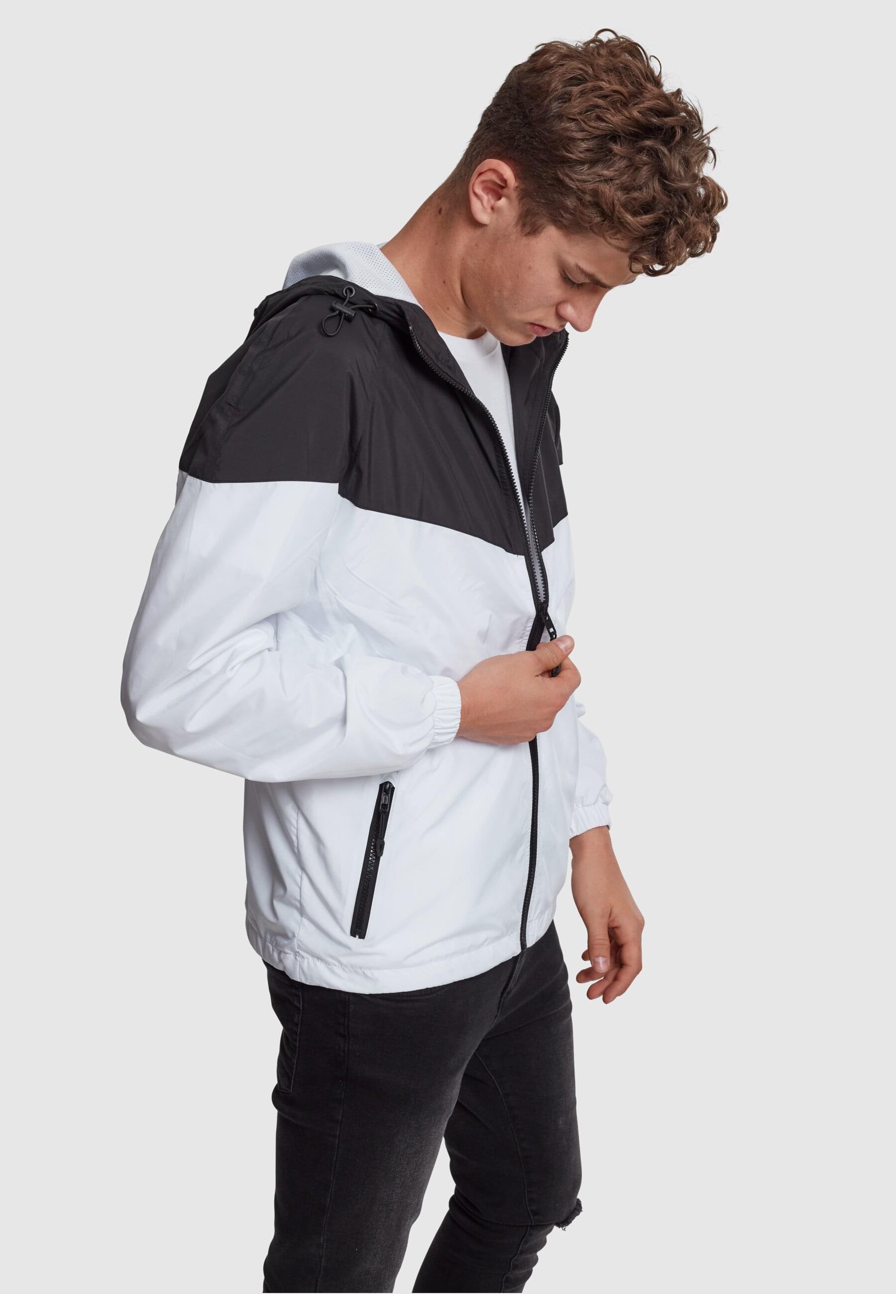 URBAN CLASSICS Allwetterjacke »Urban Classics Herren 2-Tone Tech Windrunner«, (1 St.), mit Kapuze