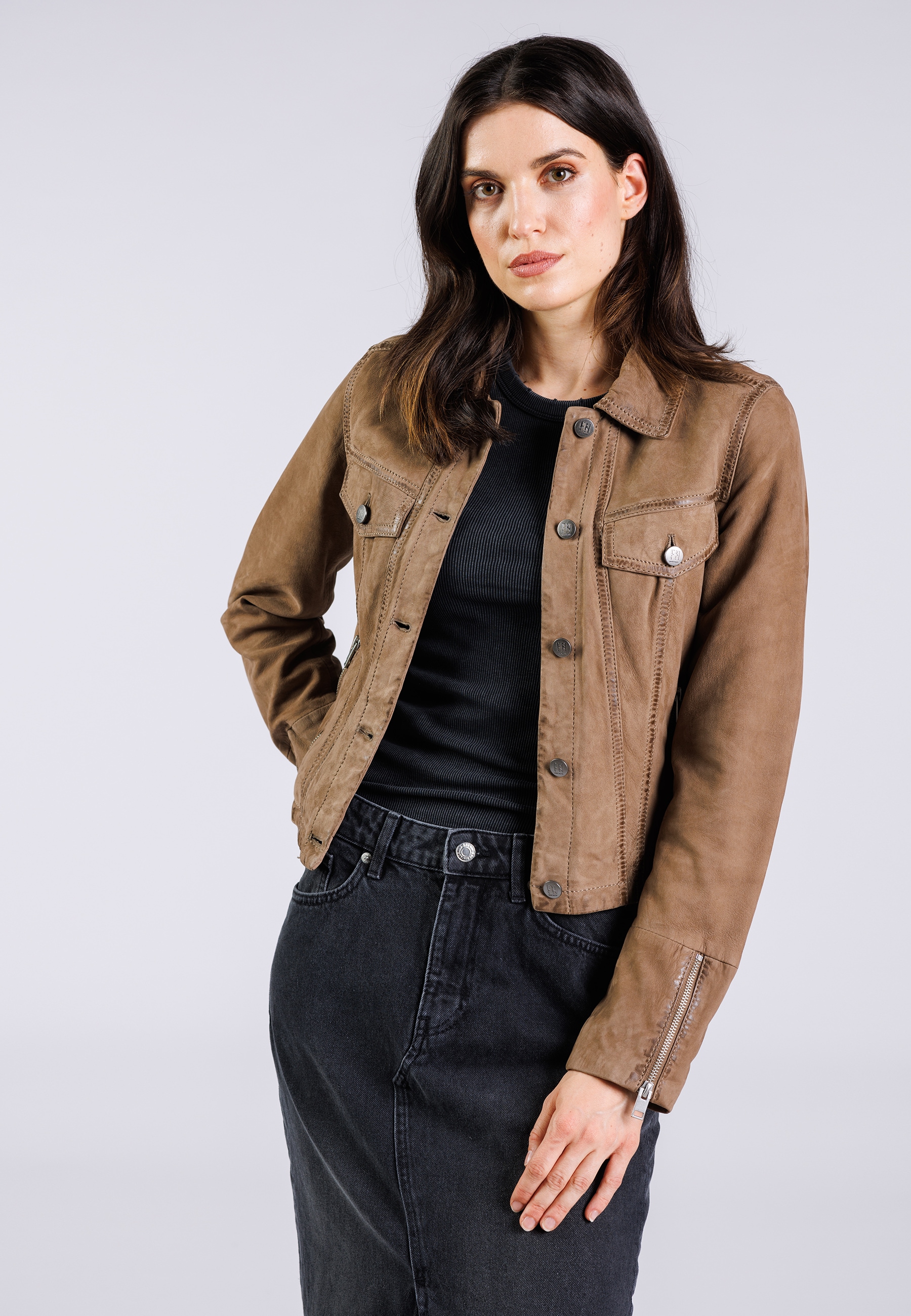 Freaky Nation Lederjacke "Callie-FN" günstig online kaufen