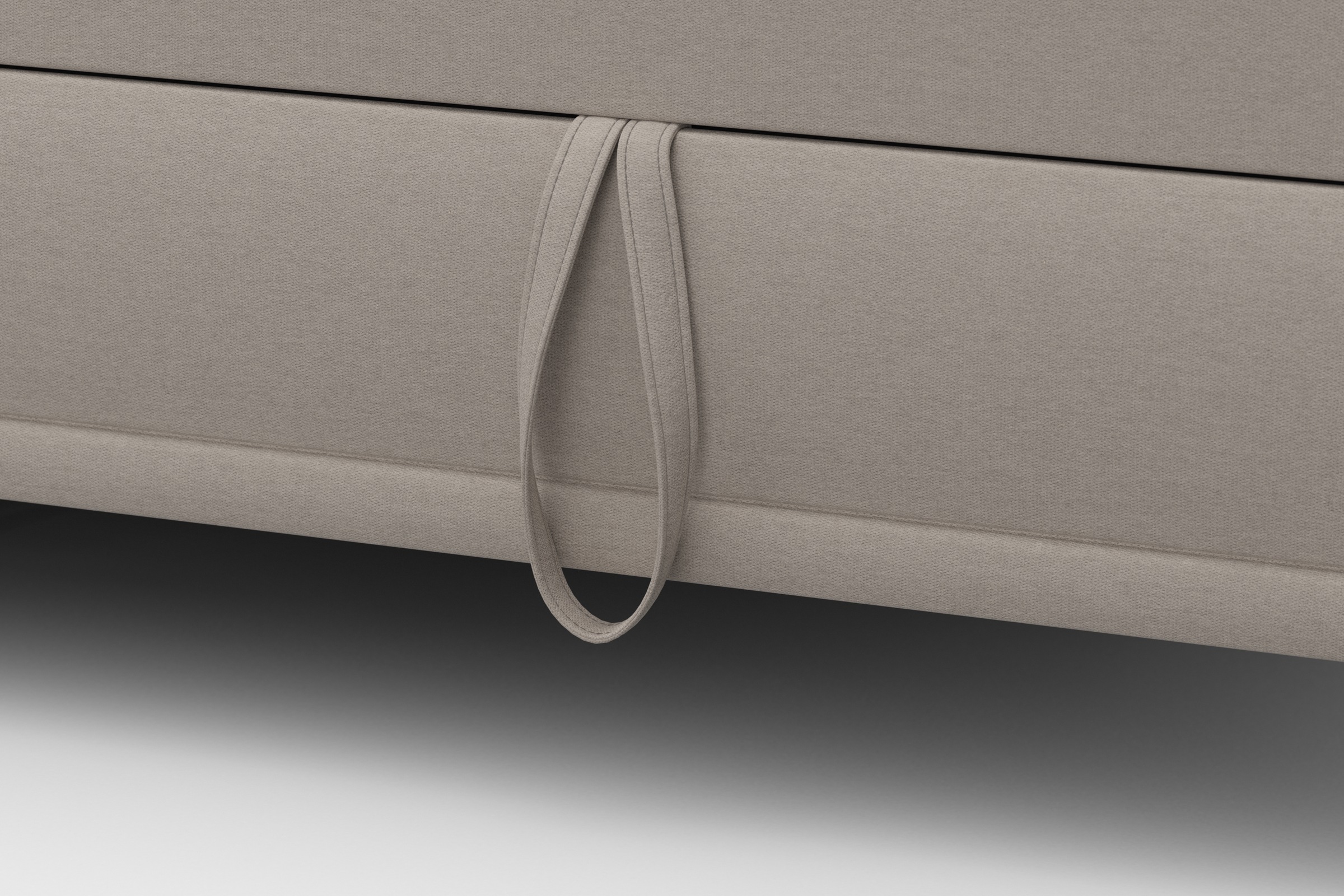 sit&more Ecksofa »Cabrio L-Form, mit Sitztiefenverstellung, Arm- und Kopfteilverstellung«, 2 Nierenkissen, Federkern, optional Bettfunktion und Stauraum