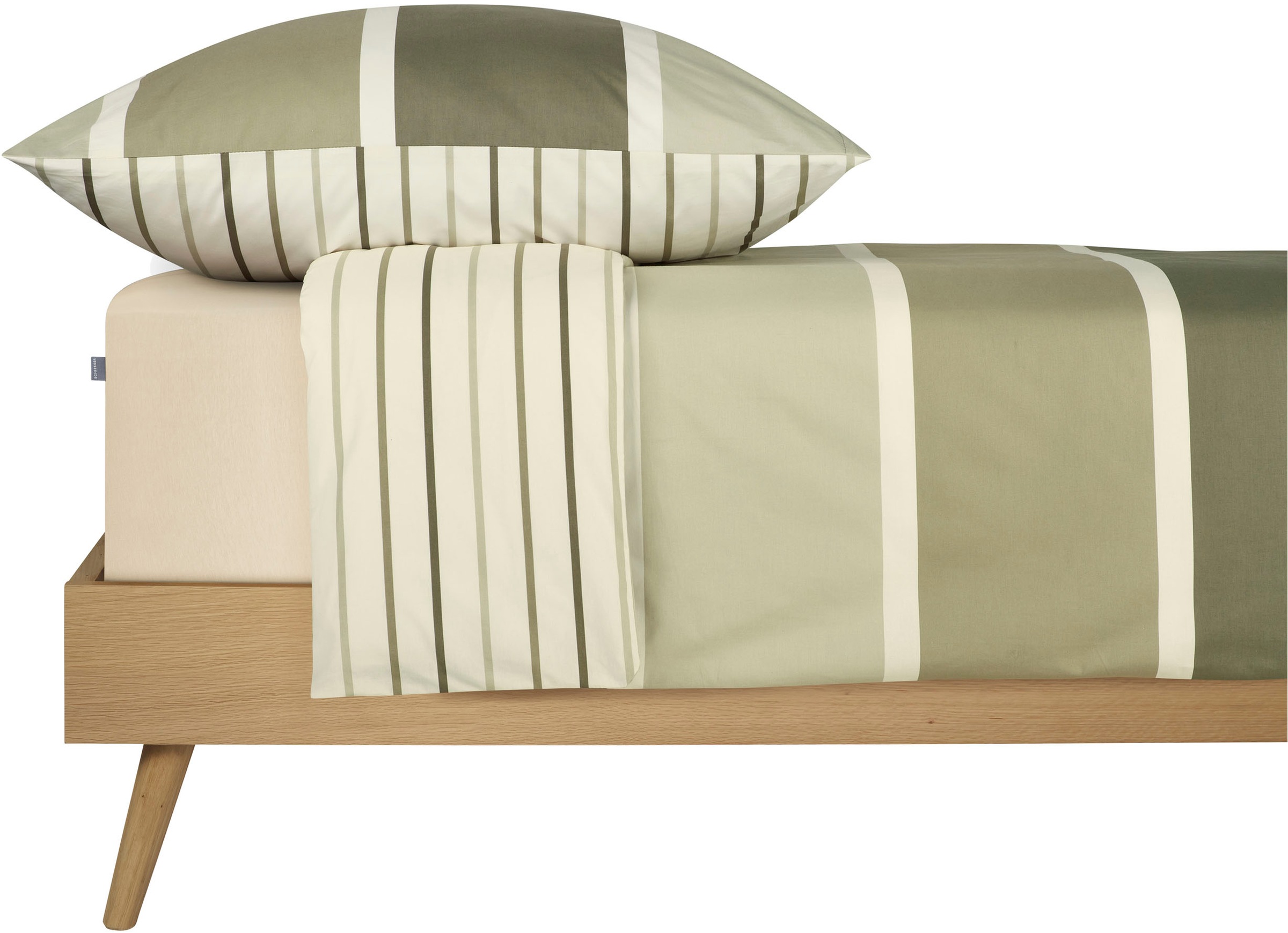 Schiesser Wendebettwäsche "Brody aus weicher Baumwolle mit klassichen Strei günstig online kaufen