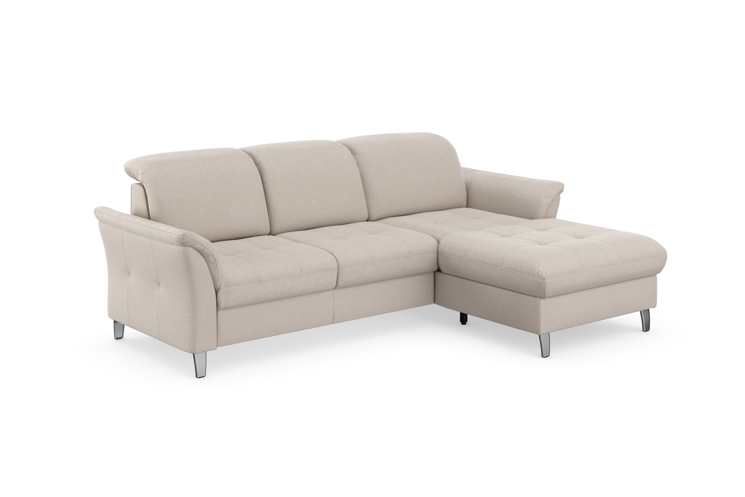 sit&more Ecksofa »Maggiore L-Form«, wahlweise mit Kopfteilverstellung, Bettfunktion und Bettkasten