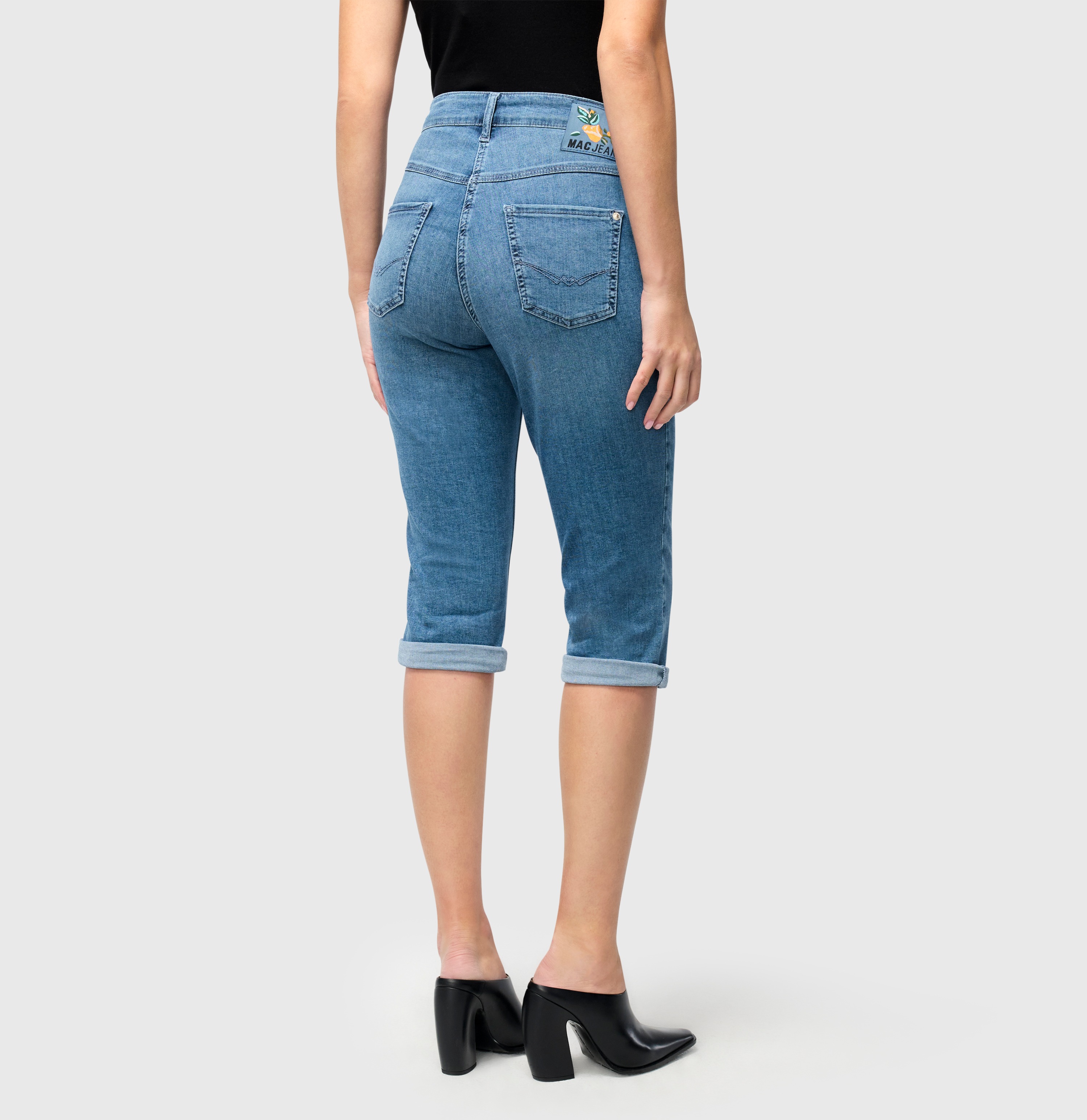 Thumbnail - MAC Caprijeans "Dream-Sum" Bequemer Sitz mit krempelbarem Saum