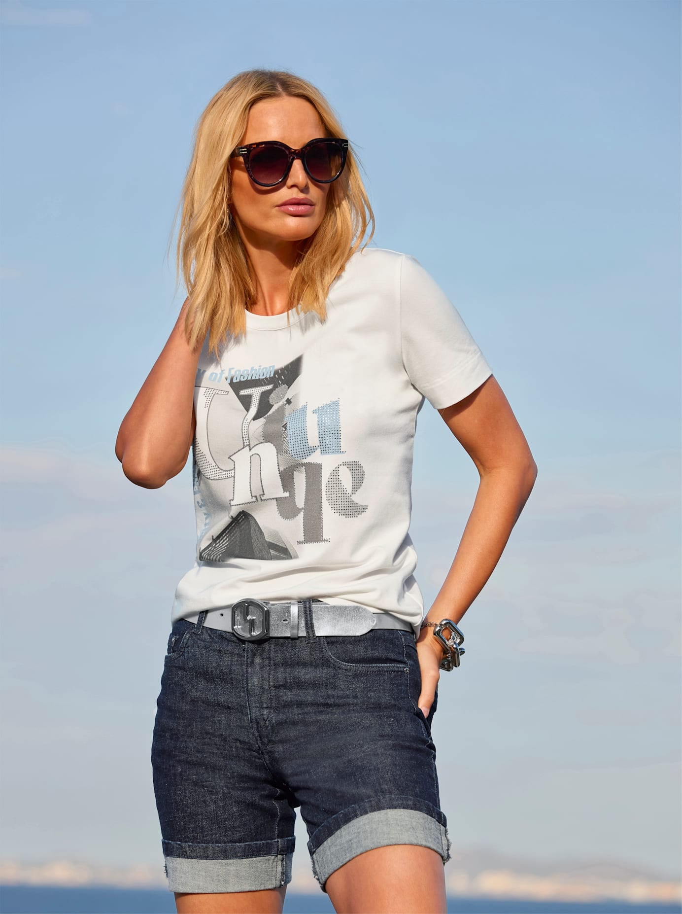 heine Rundhalsshirt "Shirt" 1 Stk. tlg. günstig online kaufen