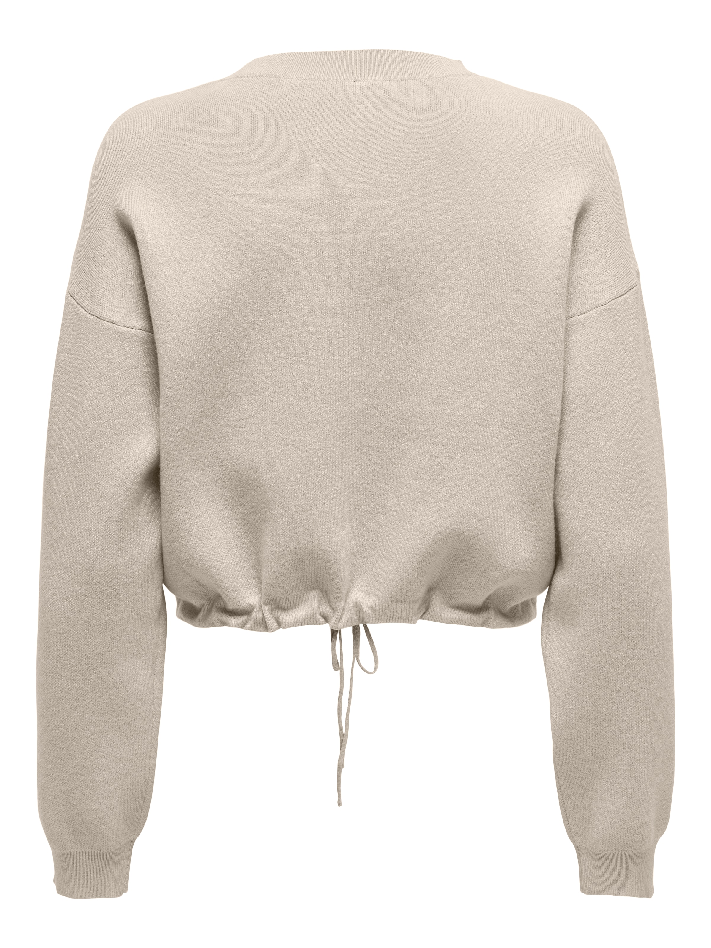 ONLY Strickpullover »ONLSUMMER LIFE LS O-NECK STRING CC KNT«