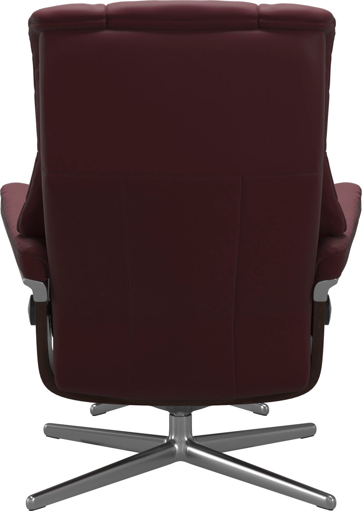 Thumbnail - Stressless "Mayfair" Set, Relaxsessel mit Hocker, mit Hocker, mit Cross Base, Größe S, M & L, Holzakzent Braun