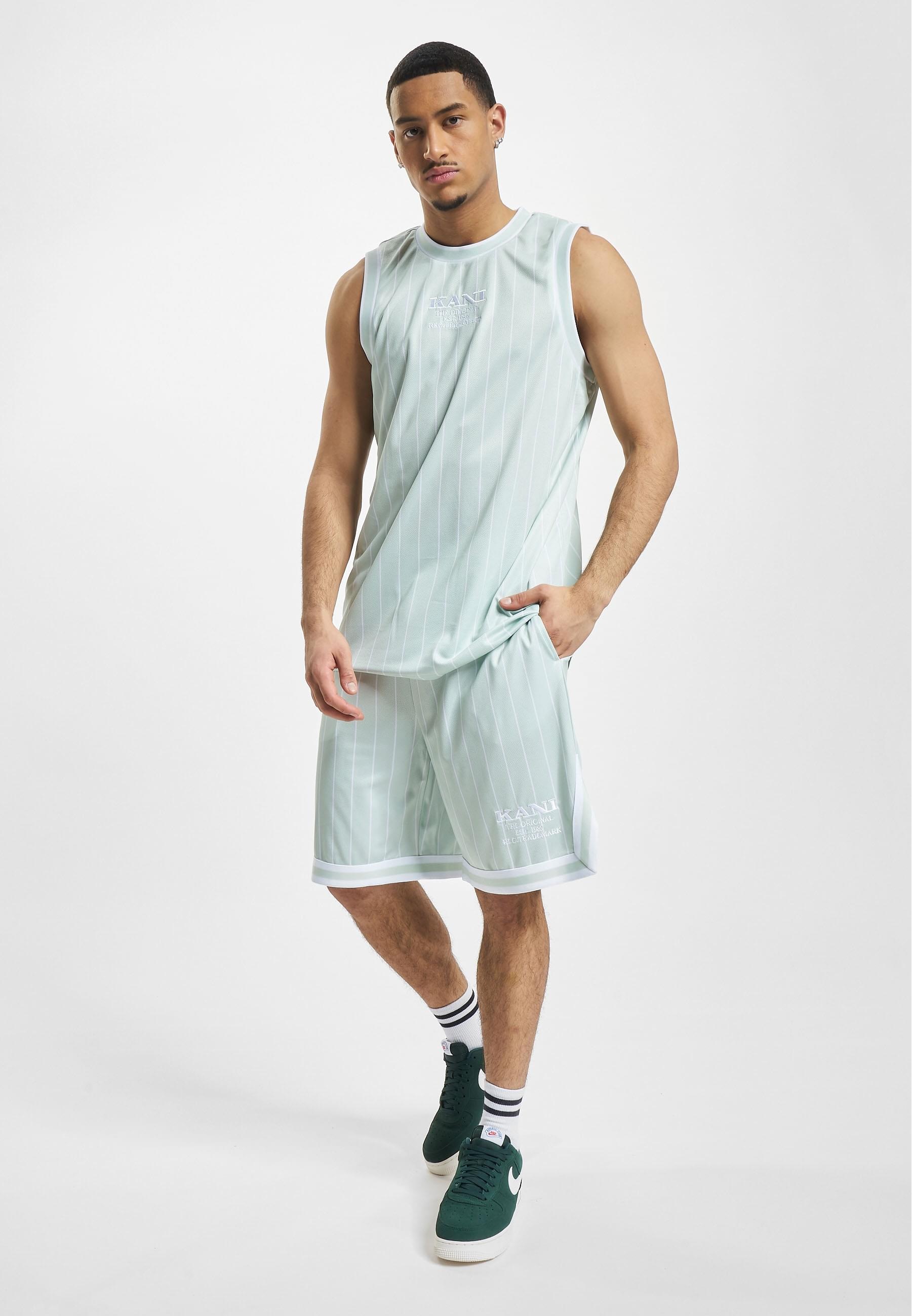 Karl Kani Shorts »Karl Kani Herren KM232-005-1 KK Retro Pinstripes Mesh Shorts«, (1 tlg.)