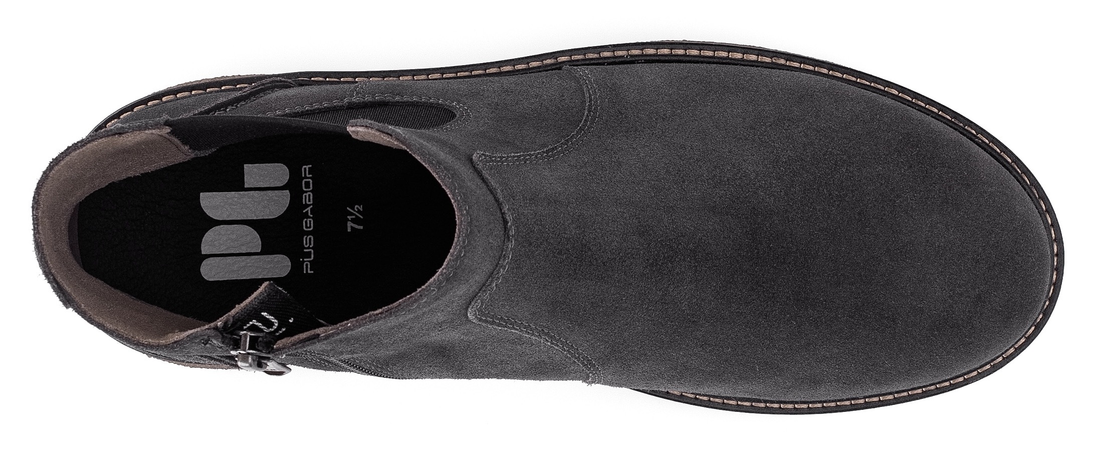 Pius Gabor Chelseaboots, Herbstboots mit Kontrastnähten und Logoprägung