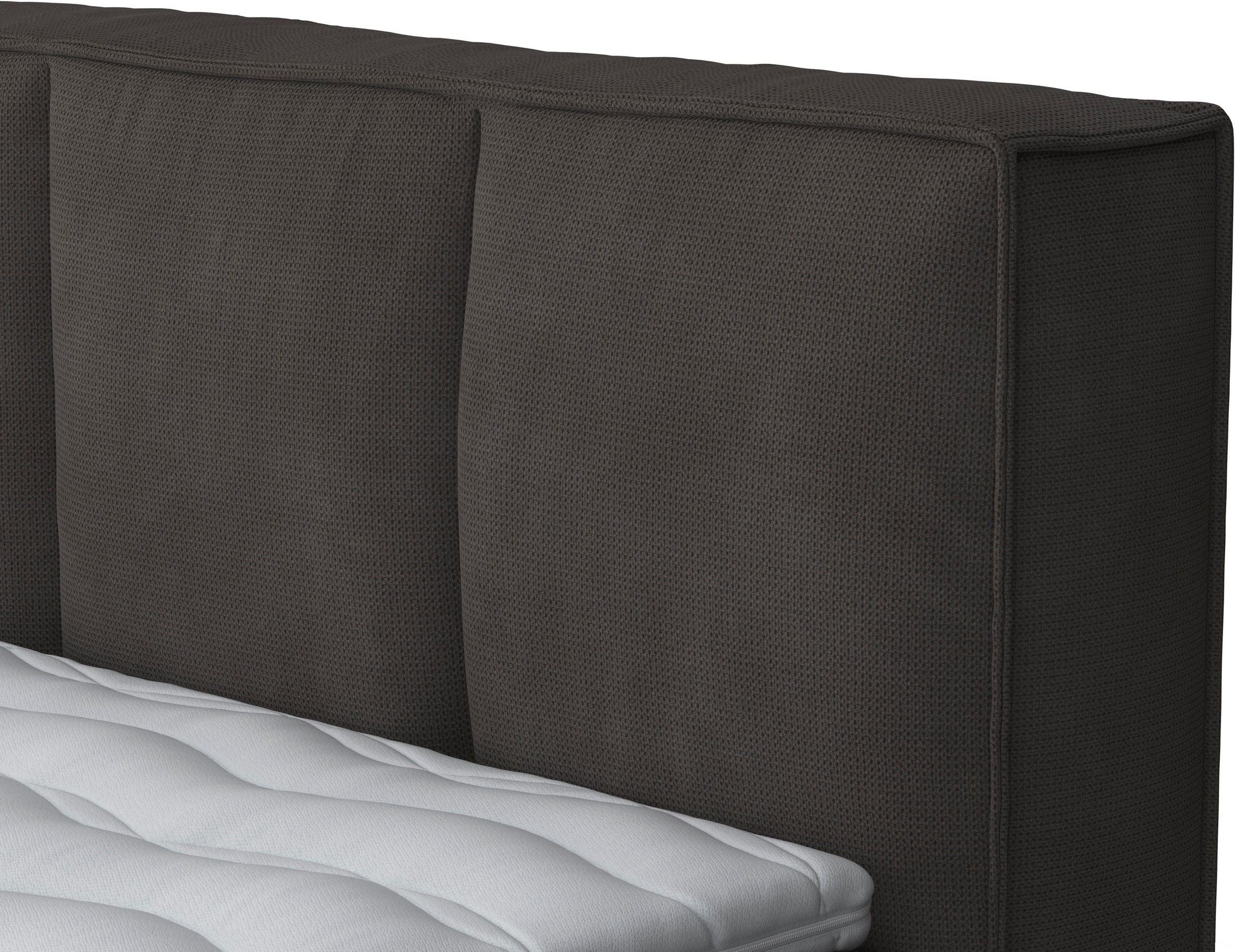 Home affaire Boxspringbett »Milano«, Boxbett inkl. Topper, 2 Matratzen, Härtegrade H2, H3 und H4 wählbar