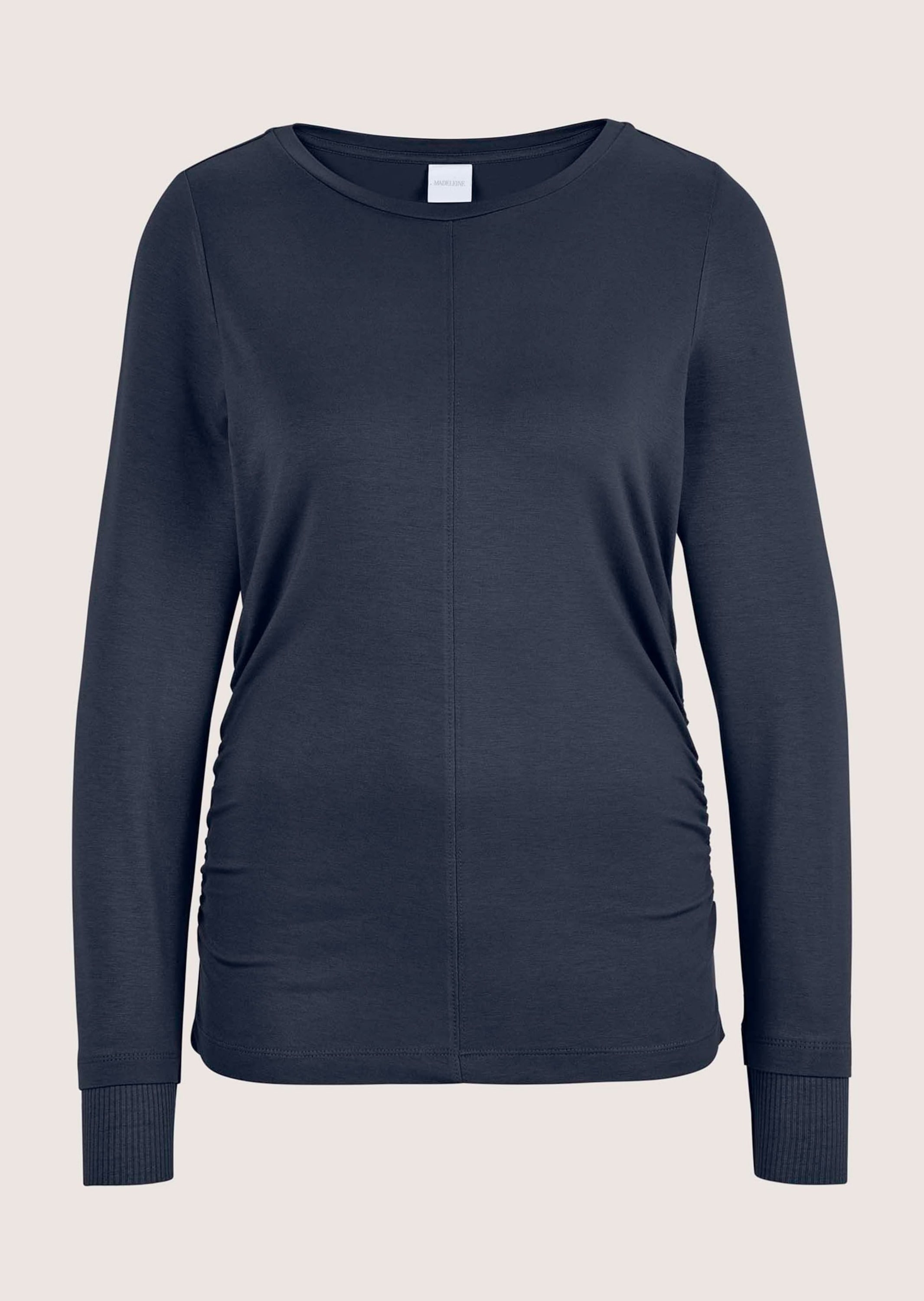 MADELEINE Langarmshirt "Shirt Langarm-Shirt mit gerafften Seiten" günstig online kaufen