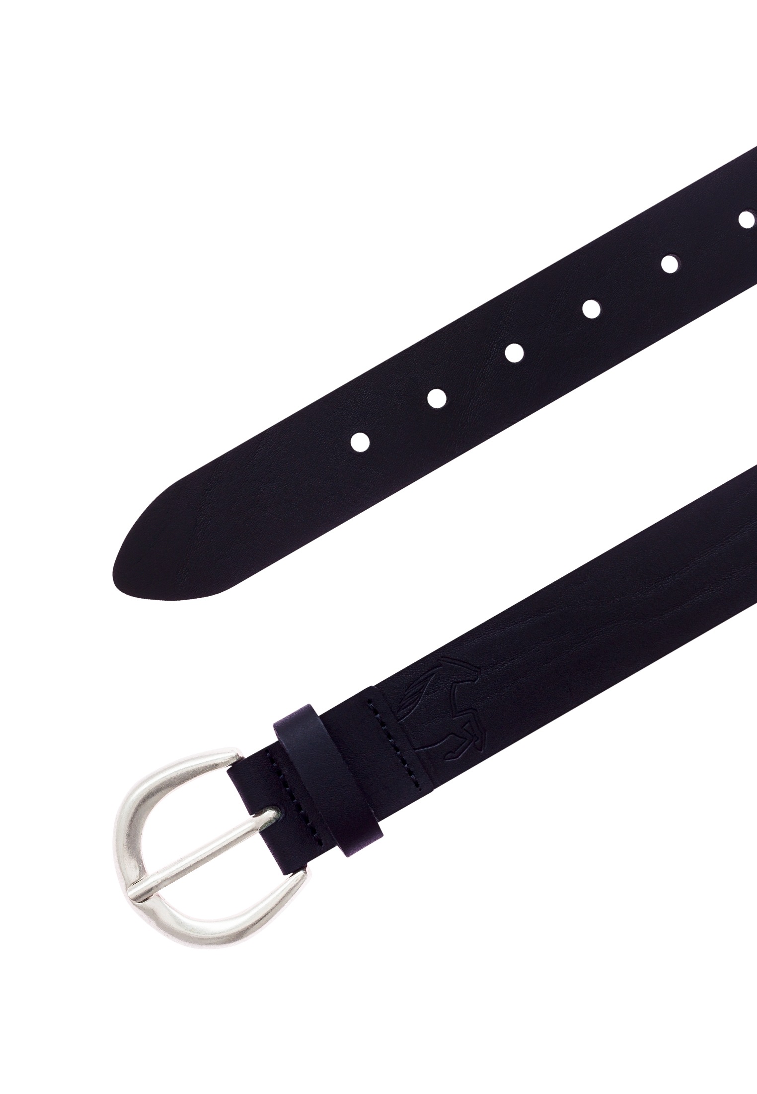 Thumbnail - MUSTANG Ledergürtel 1 Stk. Schließe in poliertem Silber, 3,5 cm breit