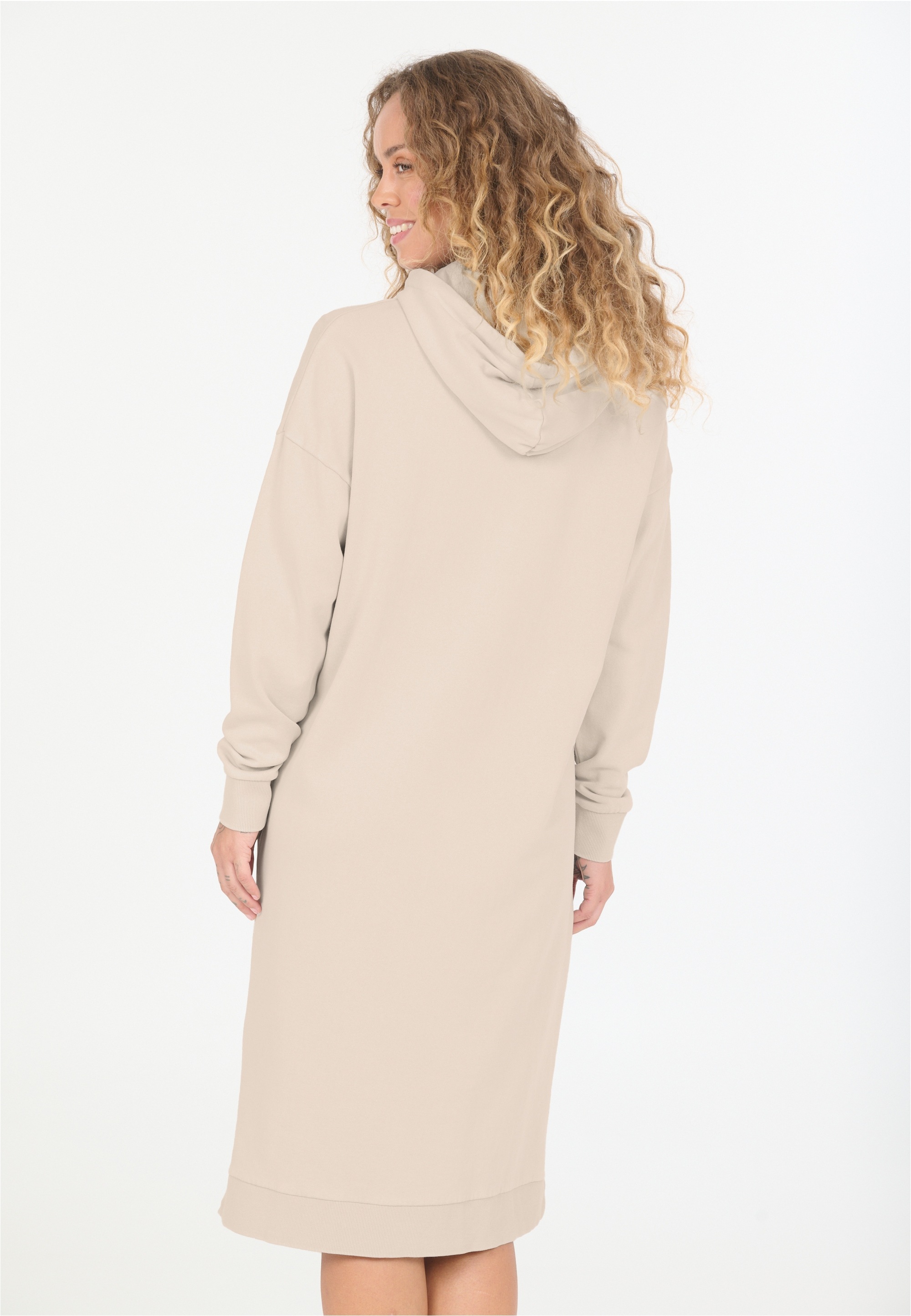 nou Jerseykleid »Rala« mit Kapuze und Kängurtasche