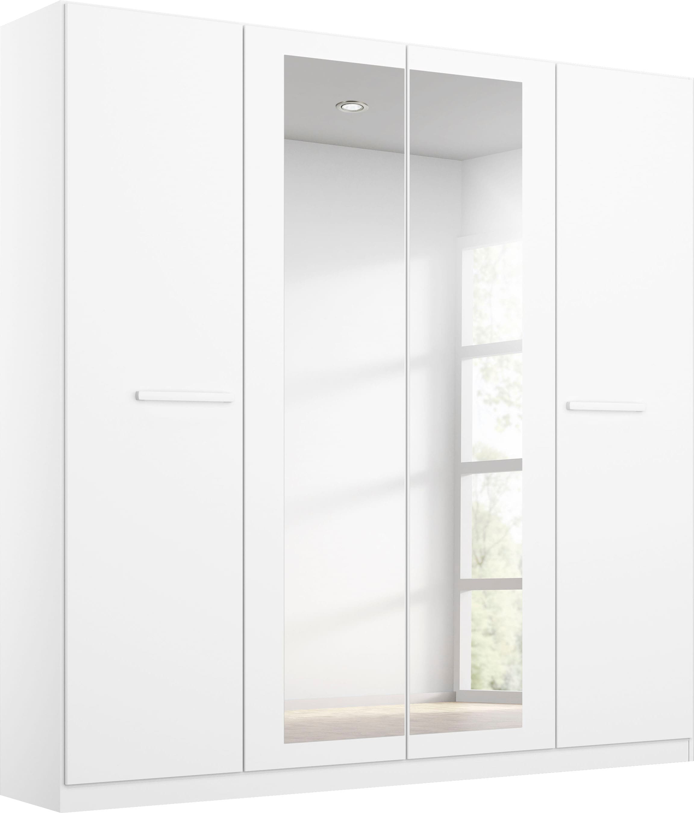 OTTO home Kleiderschrank "Mehrzweckschrank Aktenschrank Möbel Mietswohnung Schlafzimmer MODI" erhältlich in Breiten 91/136/181/226/271 cm, Höhe 210 cm, in angesagten Farbkombinationen, optional mit Spiegel MADE IN GERMANY