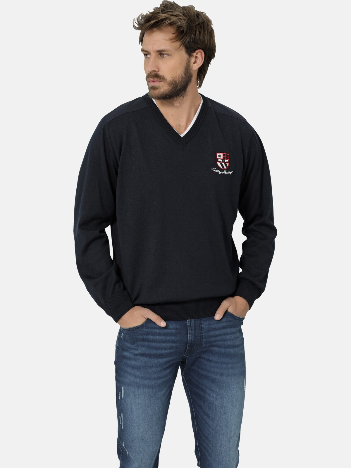 Babista Rundhalspullover »Pullover VELLIANO«
