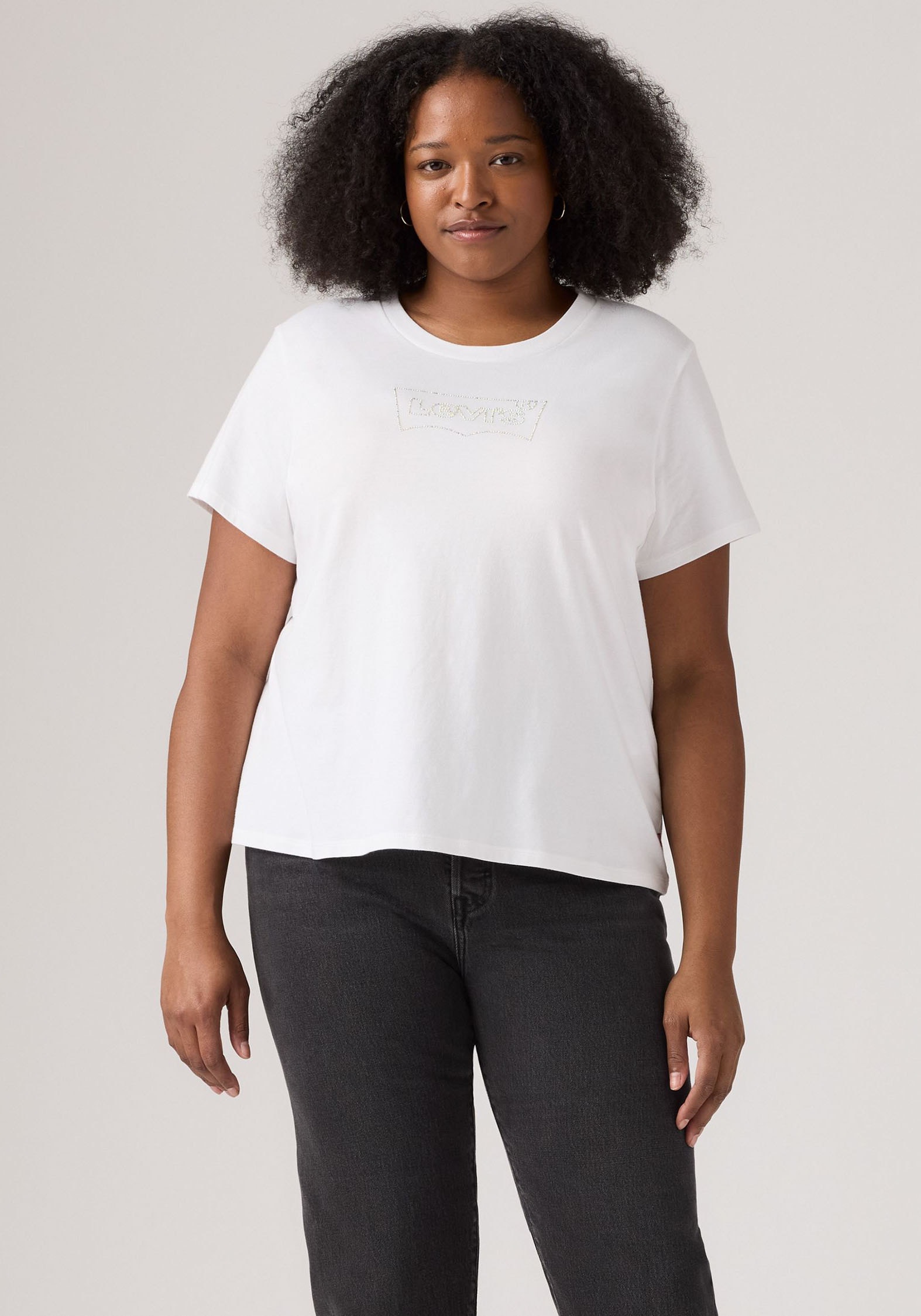 Levis Plus T-Shirt "Perfect Tee", mit Batwing-Logo günstig online kaufen