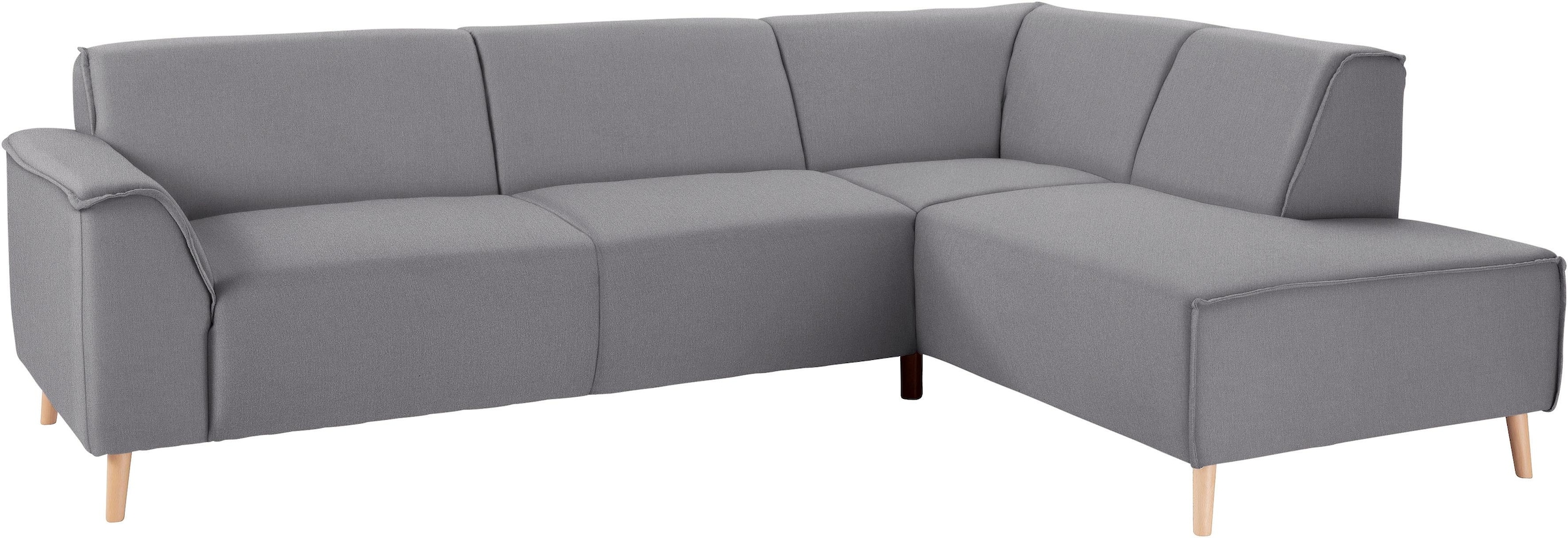 Home affaire Ecksofa "Janek Scandic Design, elegant und zeitlos, L-Form" mi günstig online kaufen