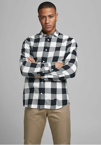 Karohemd »JJ JJEGINGHAM TWILL SHIRT L/«