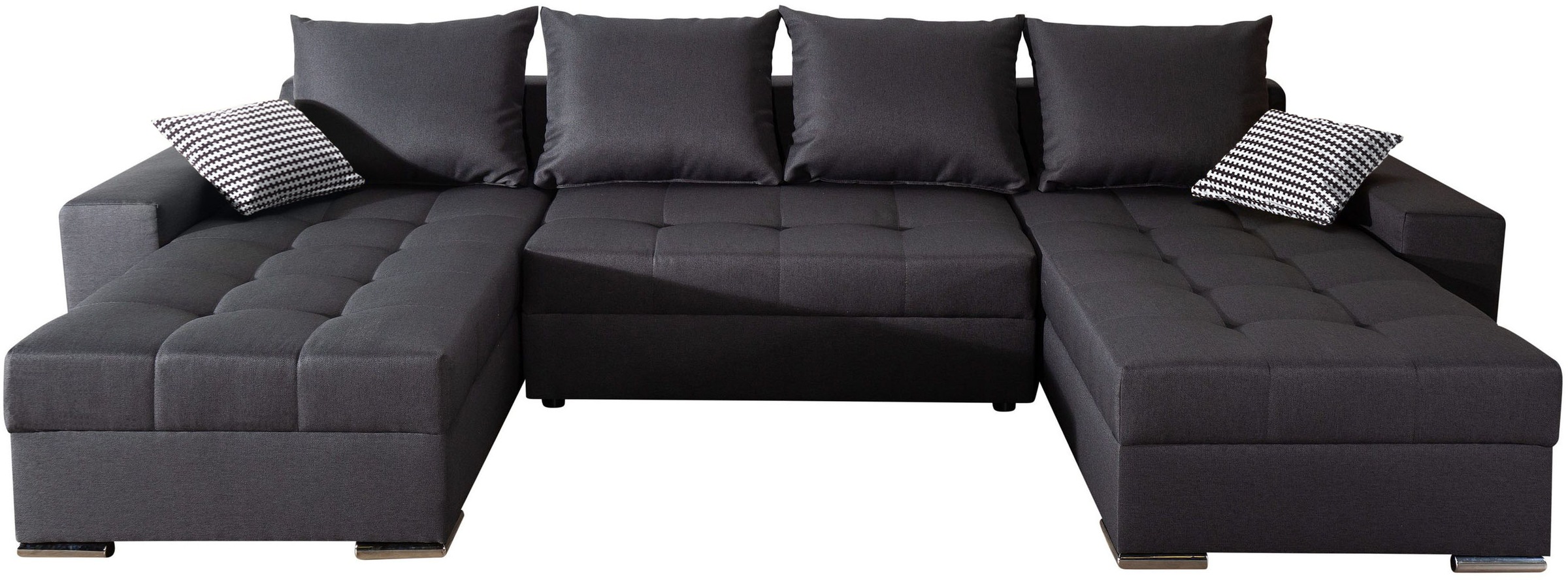 COLLECTION AB Wohnlandschaft "Josy XL U-Form, Breite: 313 cm" mit Bettfunkt günstig online kaufen