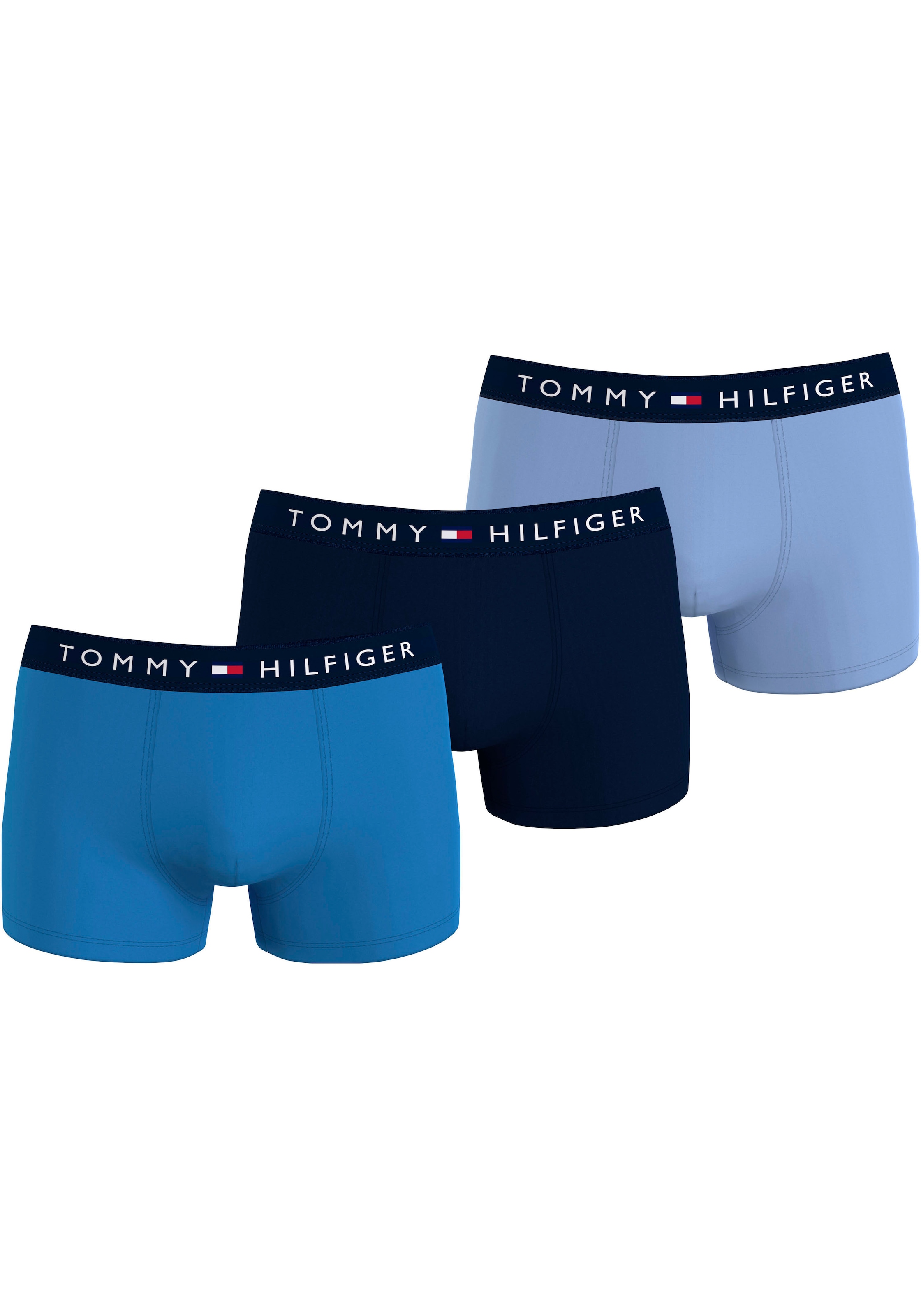 Tommy Hilfiger Underwear Trunk "3P TRUNK", (Packung, 3 St., 3er), mit Logobund