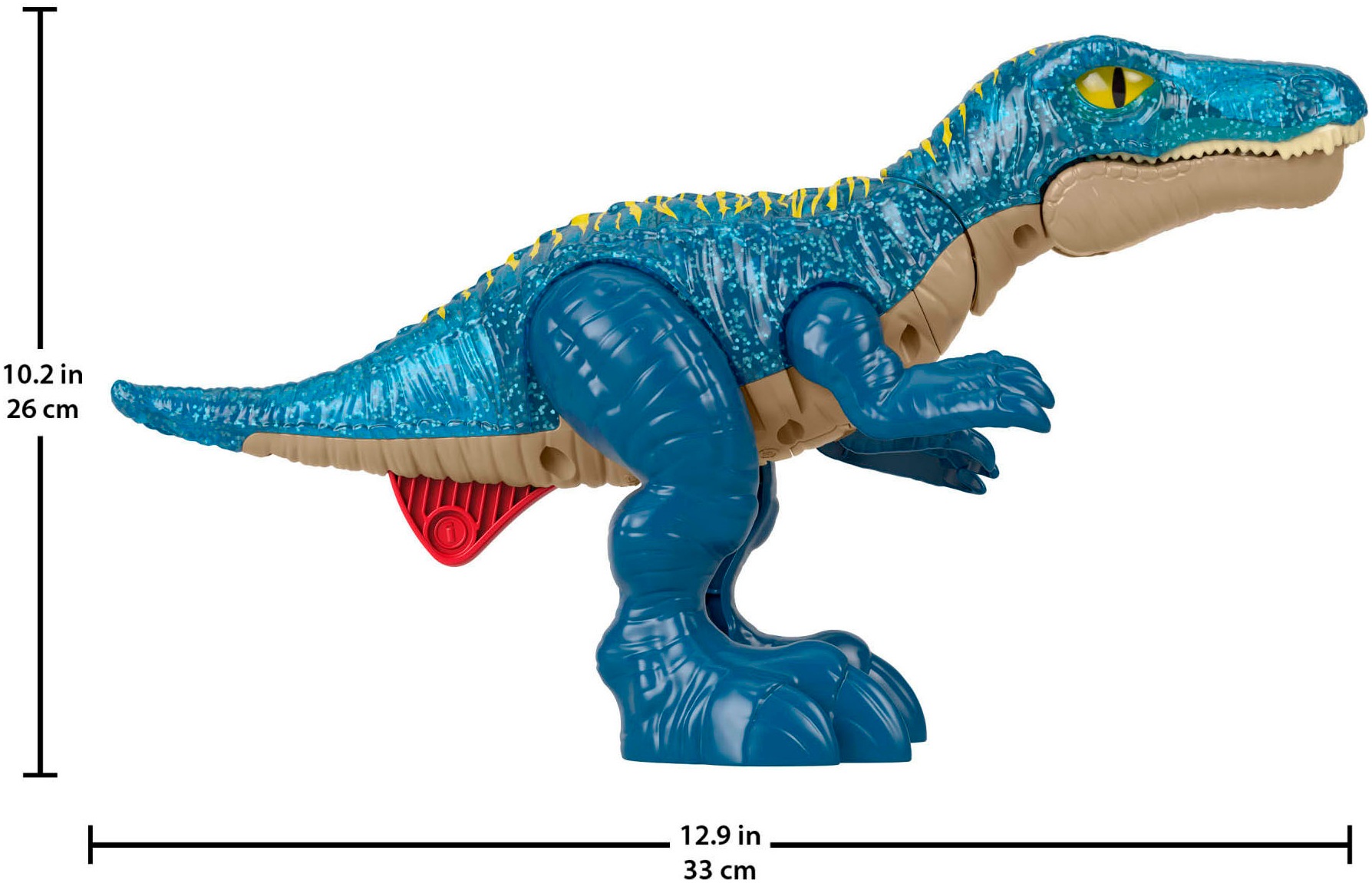 Mattel® Actionfigur »Imaginext Jurassic World Knurrender Leucht-Baryonyx« mit Geräuschen