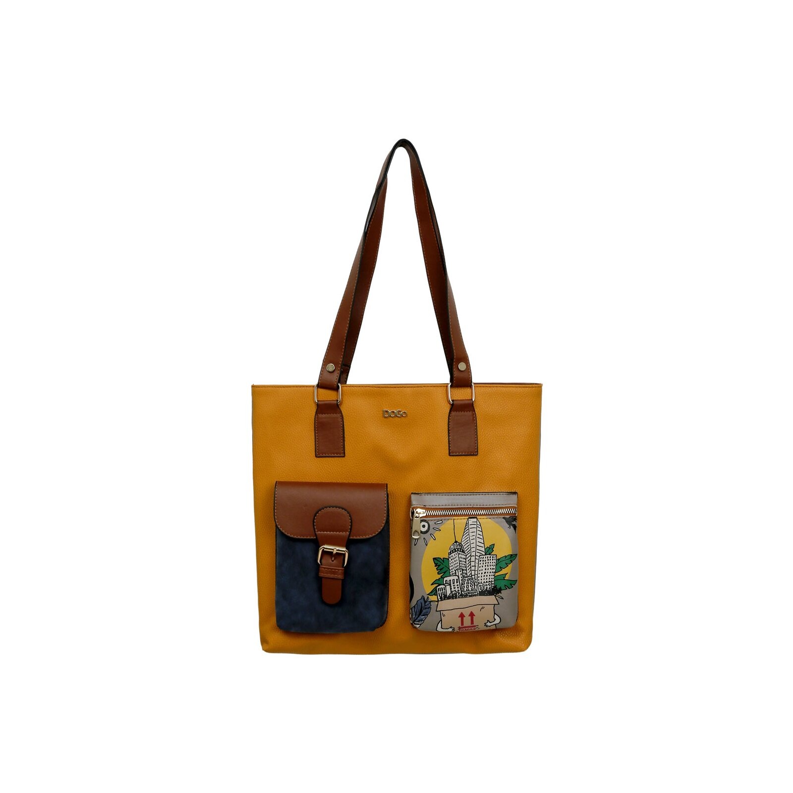 DOGO Umhängetasche "Multi Pocket Bag Fragile Damen Handtaschen (Fashion) / günstig online kaufen
