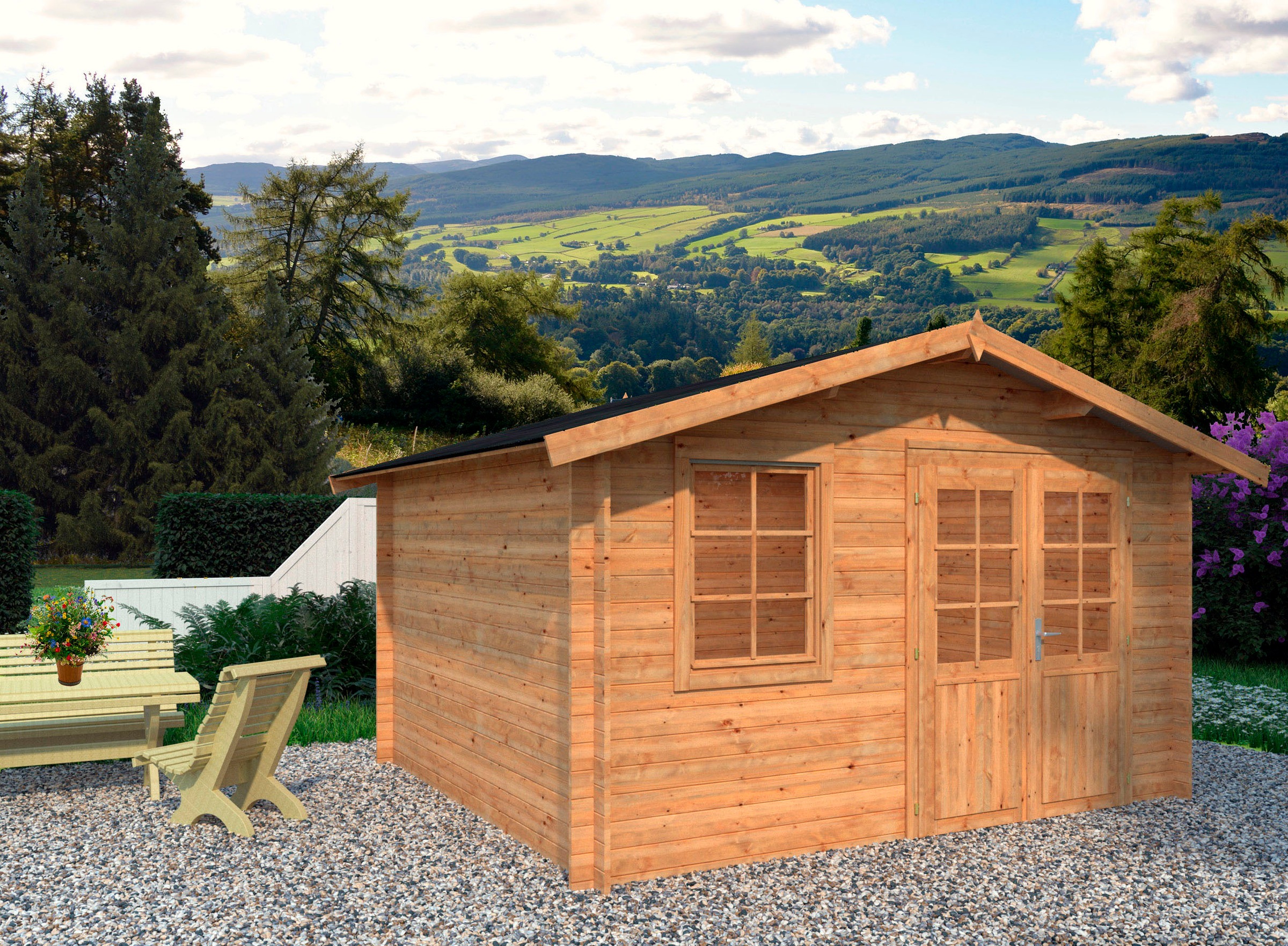 Palmako Gartenhaus "Klara", 10,4 qm günstig online kaufen