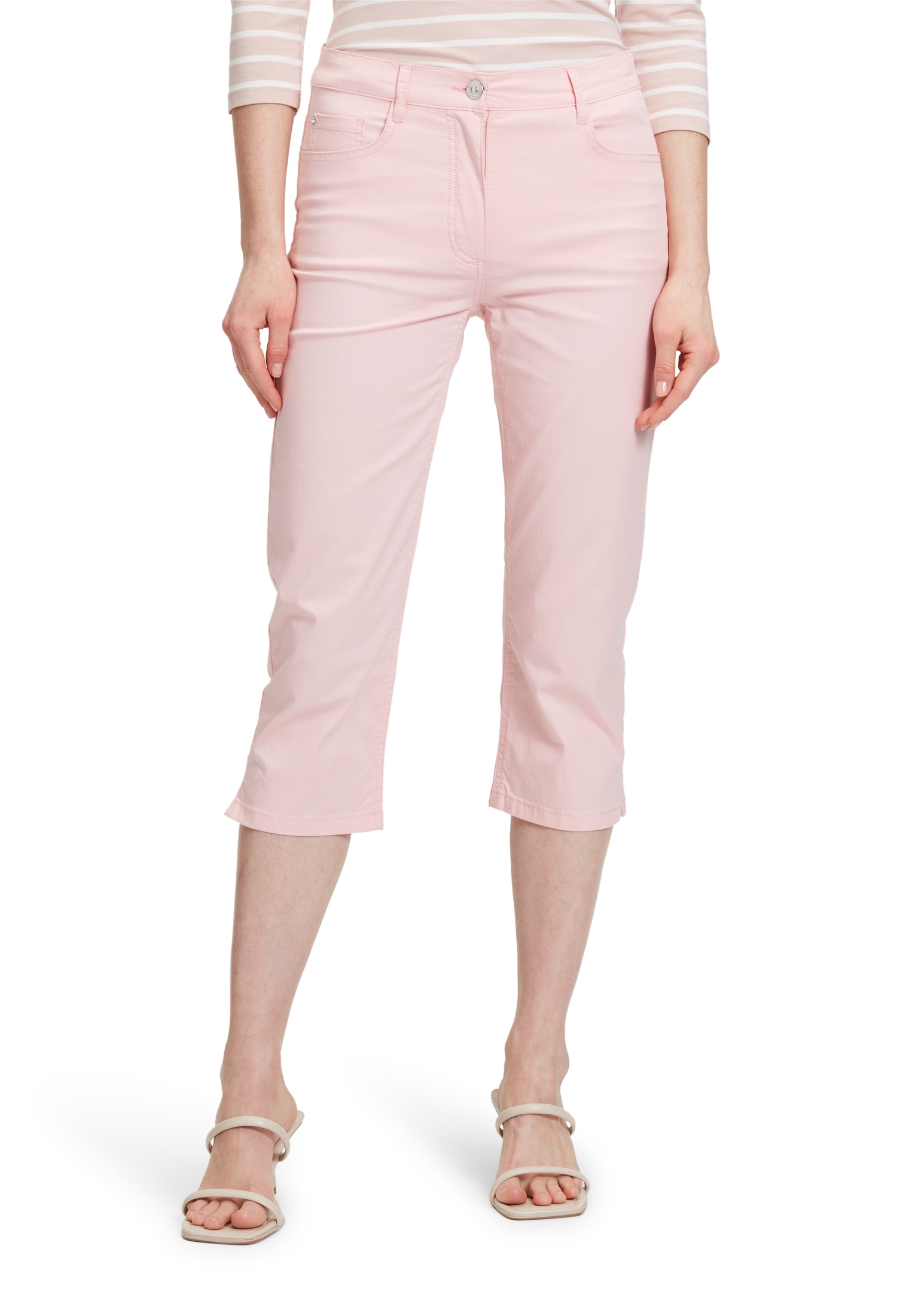 Betty Barclay Stoffhose "Betty Barclay Sommerhose Slim Fit", Saumschlitz