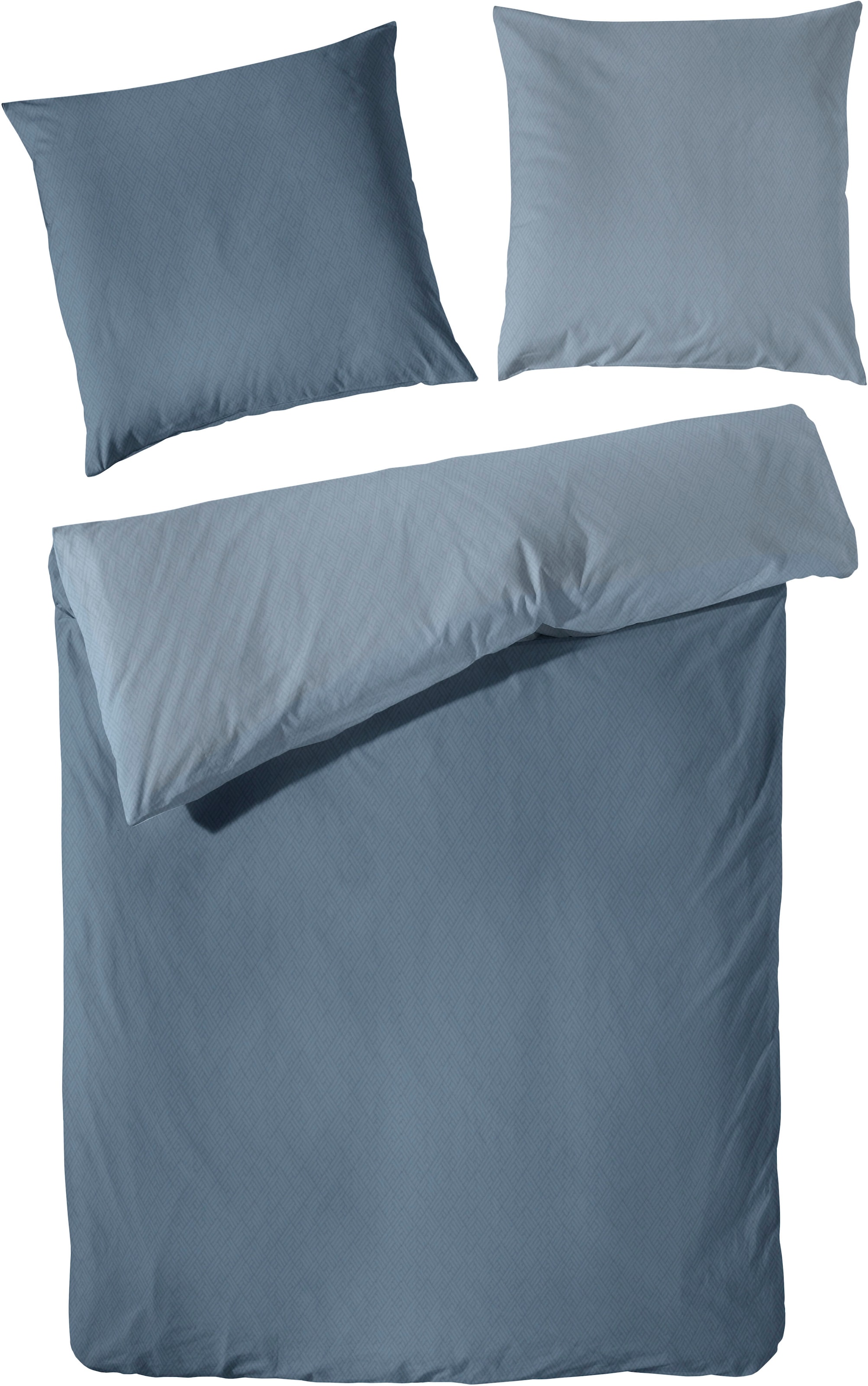 Primera Wendebettwäsche "Kate" 3 Stk. mit Two-Tone-Optik, feines Grafik-Mus günstig online kaufen