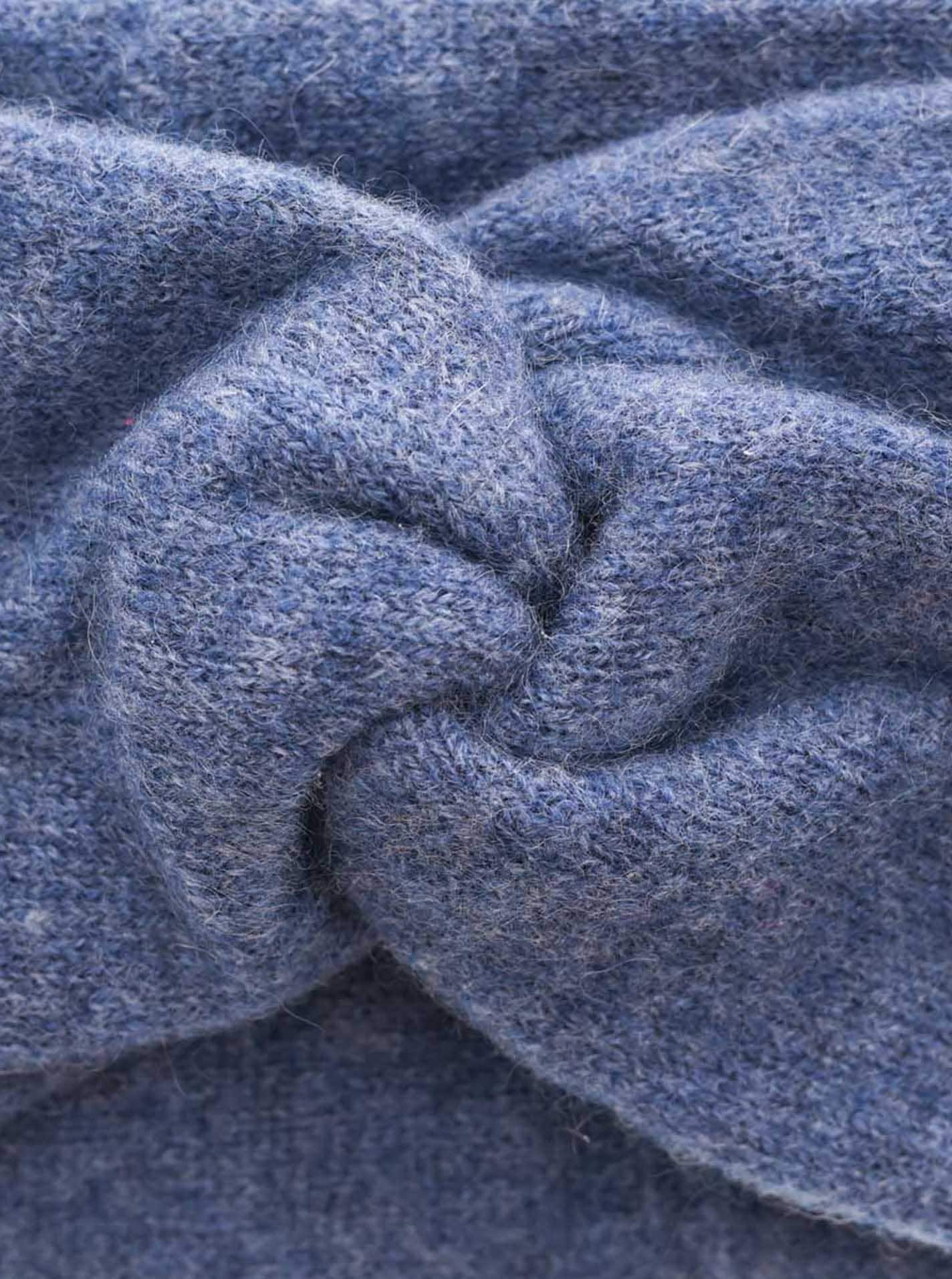 Zwillingsherz Stirnband »"Classic"« Knoten vorn, Cashmere, Feinstrick