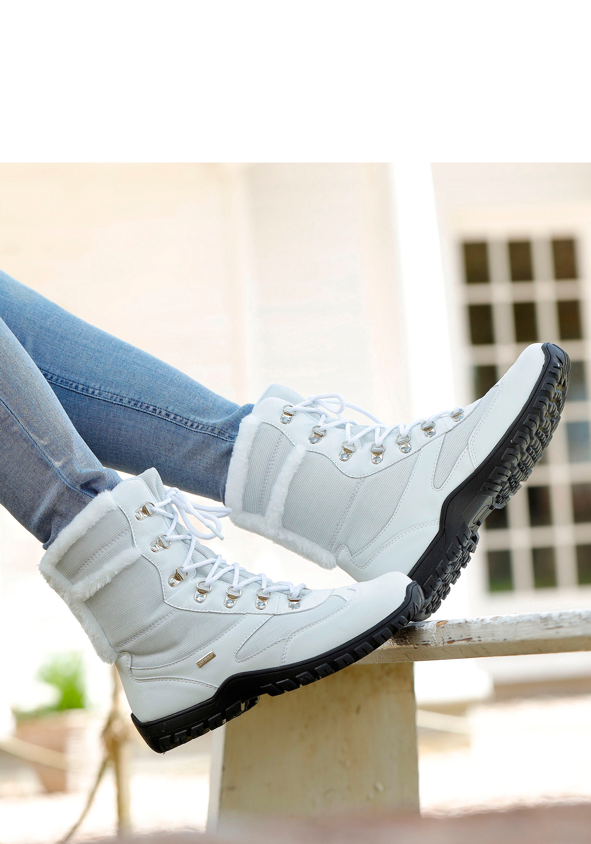 LASCANA Winterstiefel "Snow Boots, Outdoor Stiefelette, Schneestiefel" mit günstig online kaufen