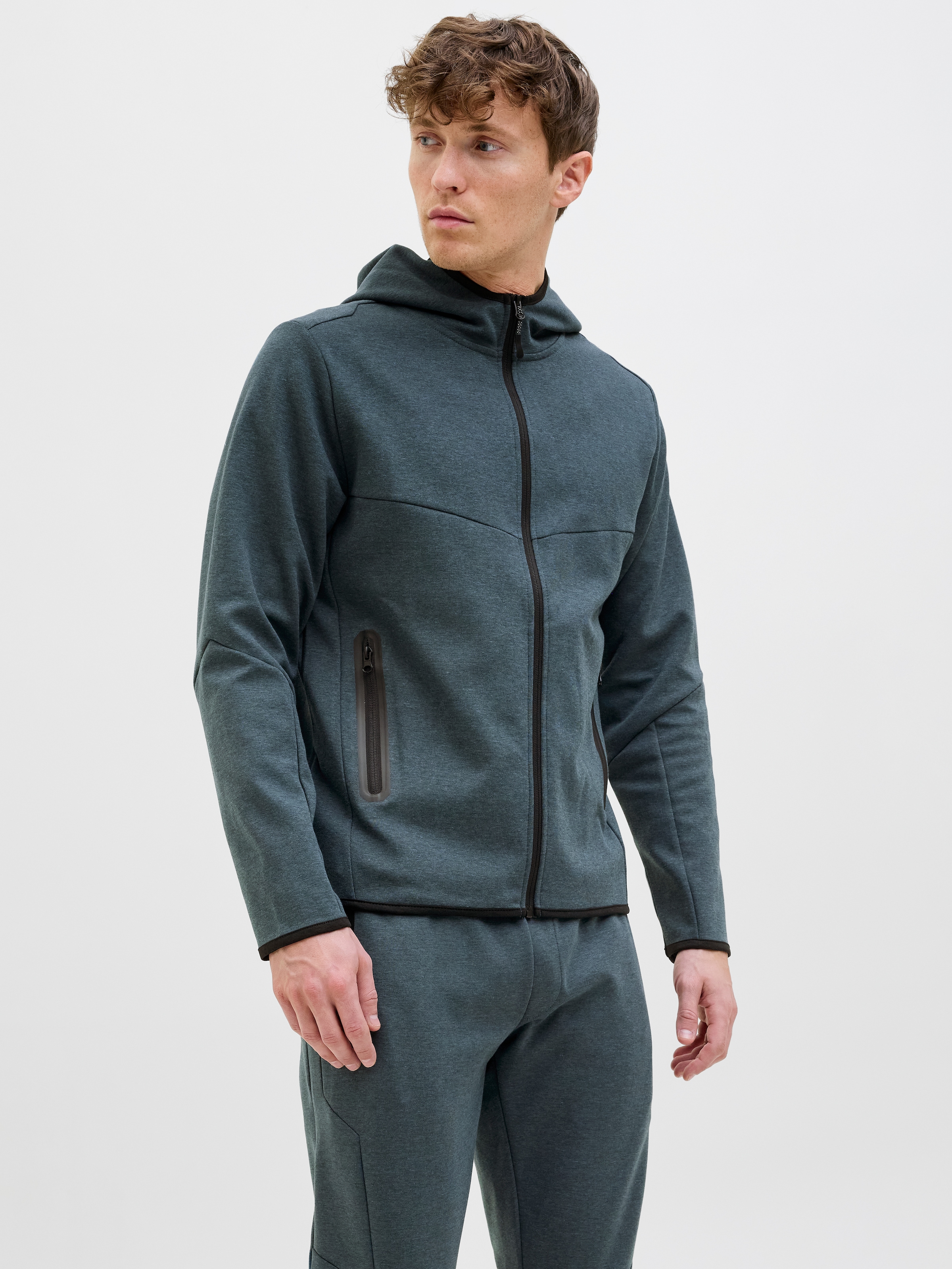 Jack & Jones Sweatjacke »JCOFUSION SWEAT ZIP HOOD NOOS«
