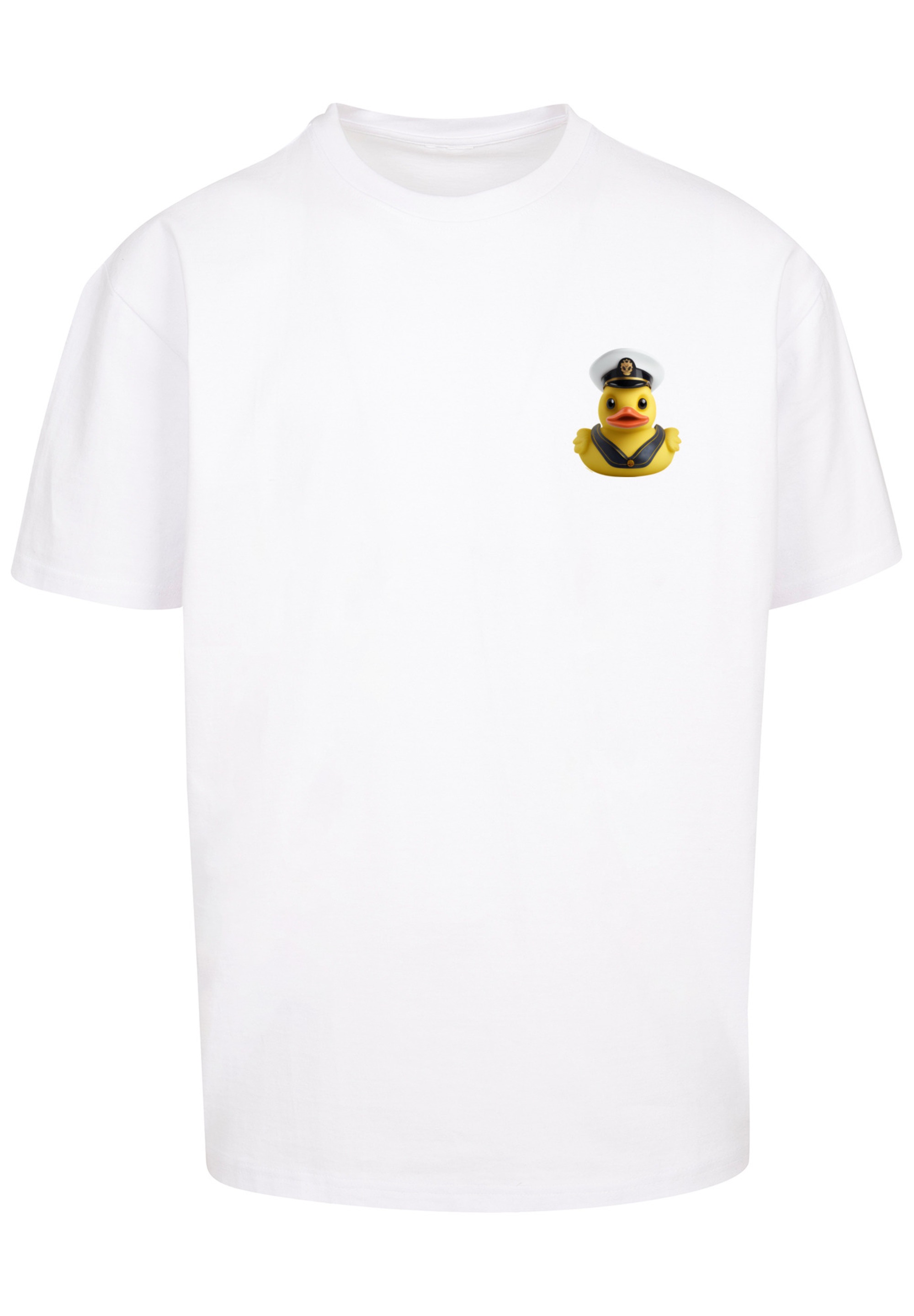 F4NT4STIC T-Shirt »Rubber Duck Captain OVERSIZE TEE«, Print