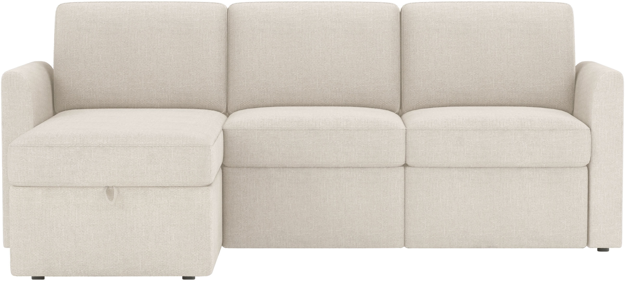 Dorel Home Ecksofa »NORDHUS, L-Form, 200 cm, Recamiere rechts/links montierbar« großer Stauraum, softer Cord und feiner Webstoff-Bezug