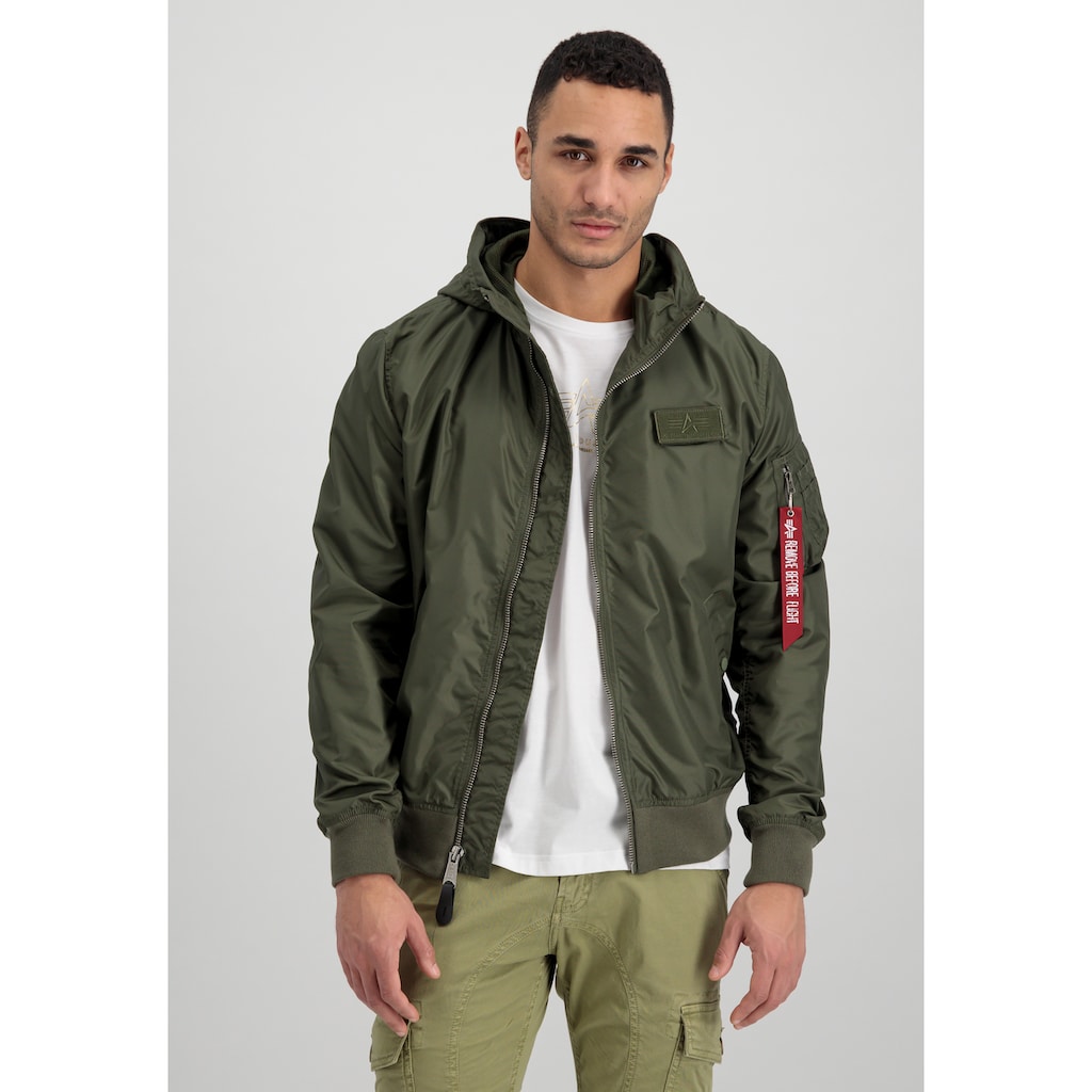 Alpha Industries Bomberjacke »ALPHA INDUSTRIES Men - Bomber & Flight Jackets MA-1 LW Hooded«