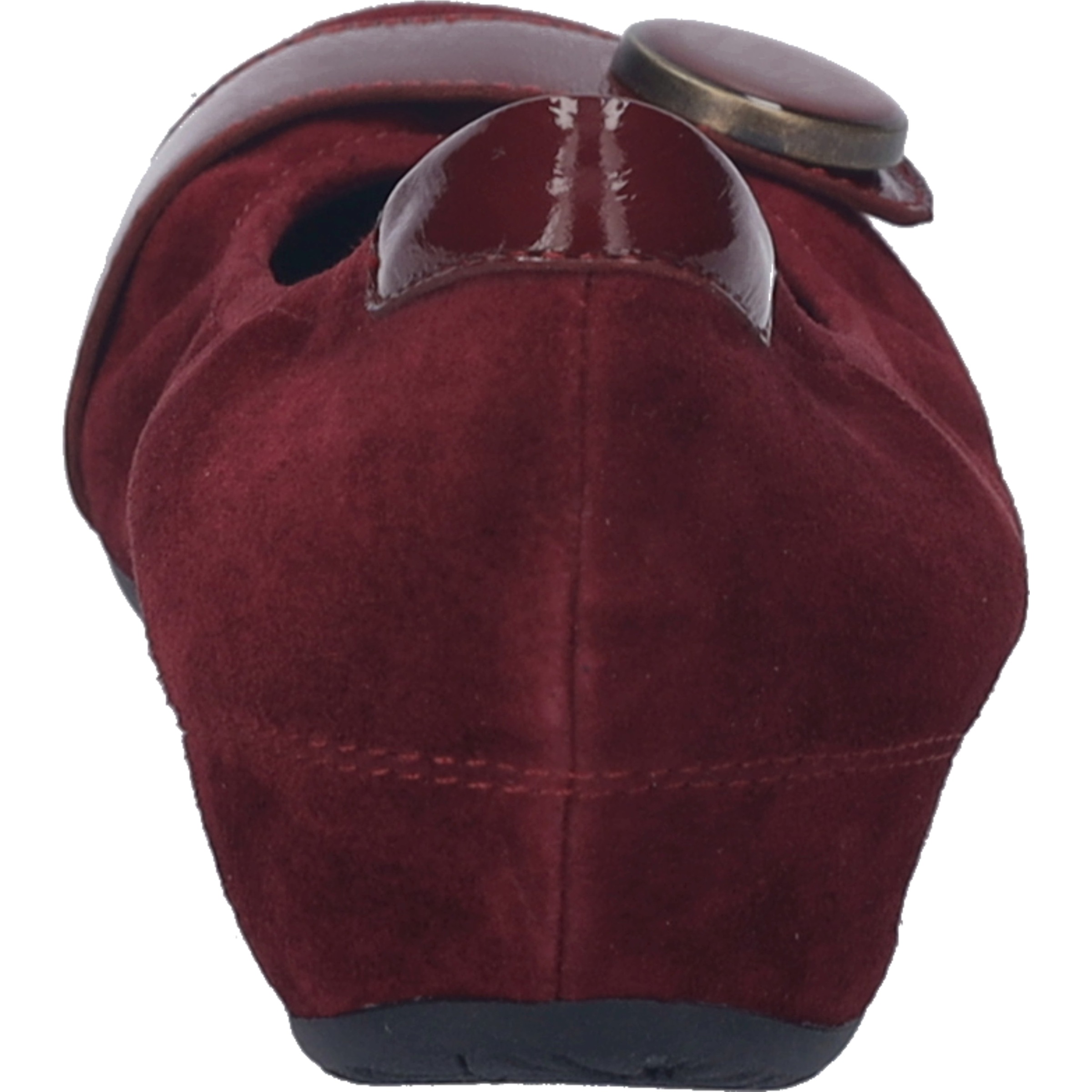 Ballerina JOSEF SEIBEL "Florina 06, bordeaux", Damen, Gr. 38, rot (bordeaux), Obermaterial: 100% Rindsleder Leather cow., Schuhe Ballerina 3