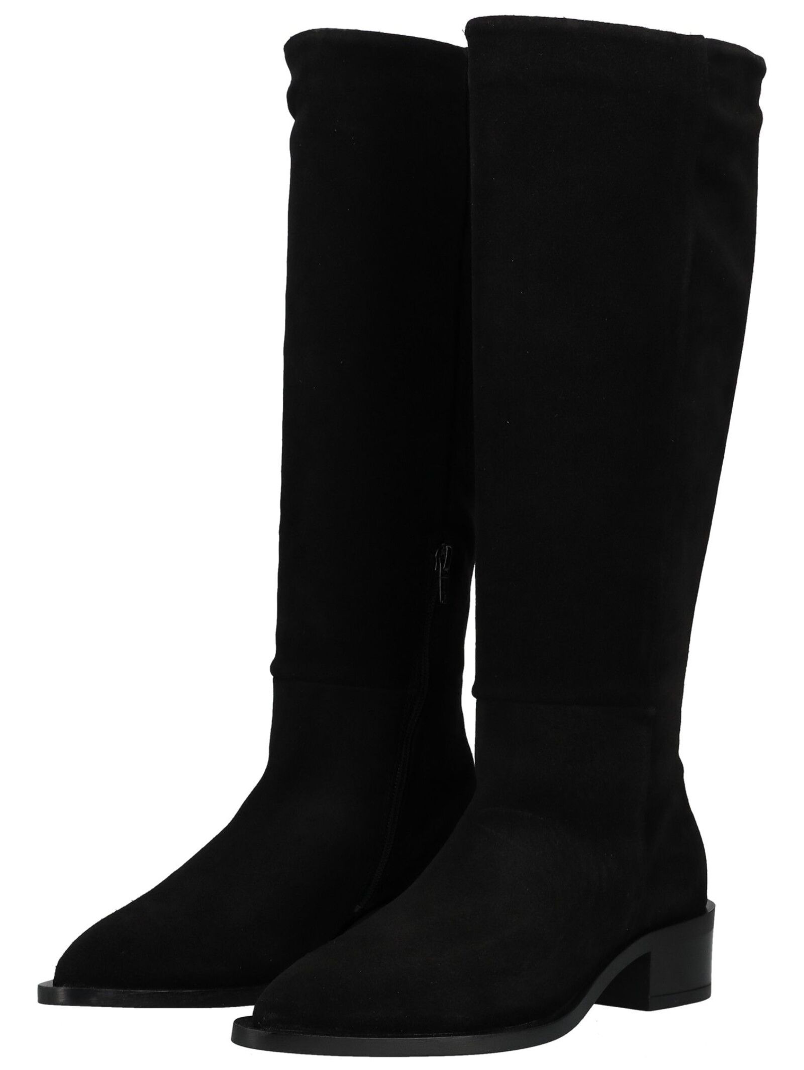 Pavement Women Suede Knee High Boots Black 39 3
