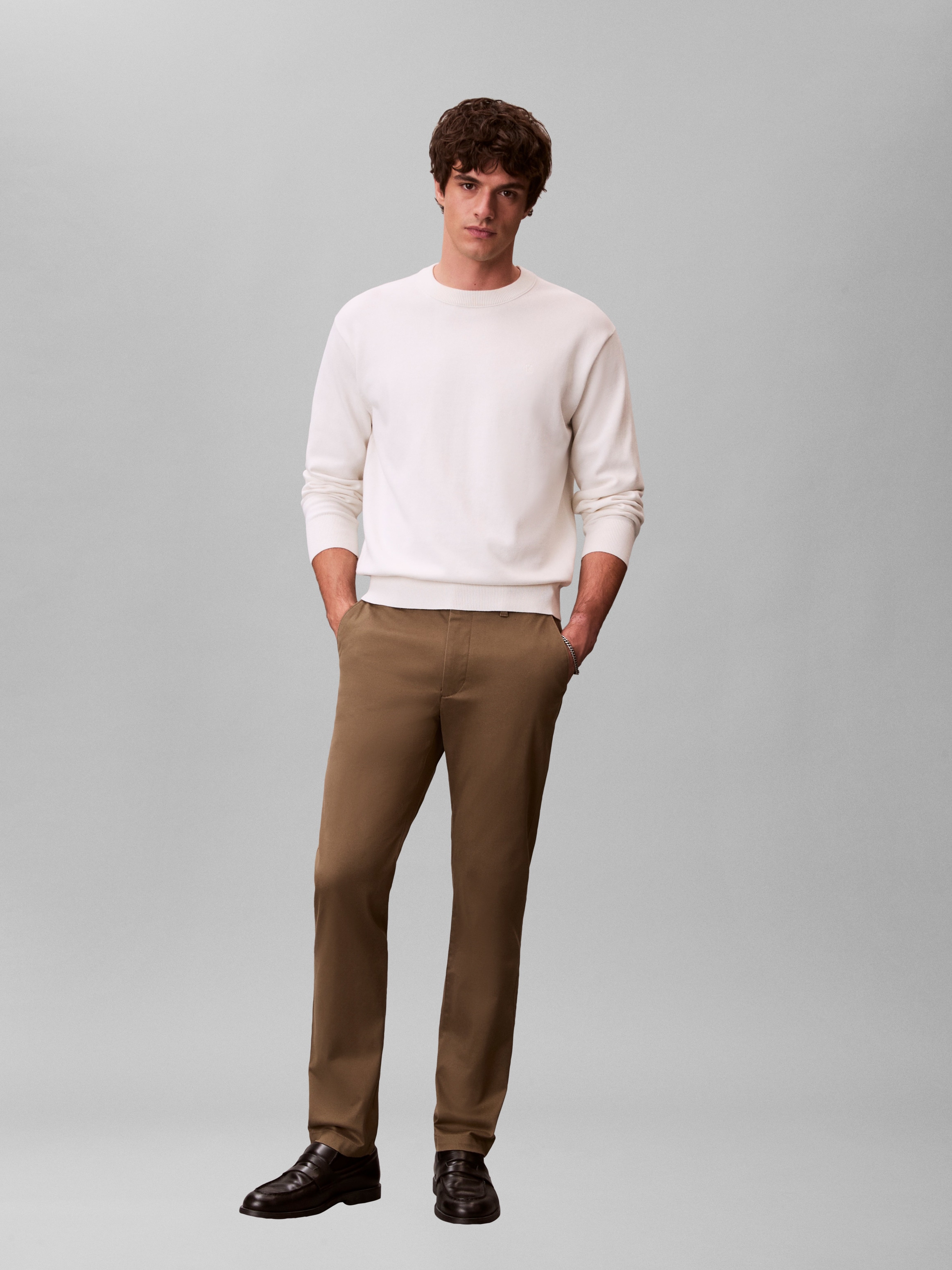 Calvin Klein "SLM CTTN STRTCH CHN" Mit Gürtelschlaufen